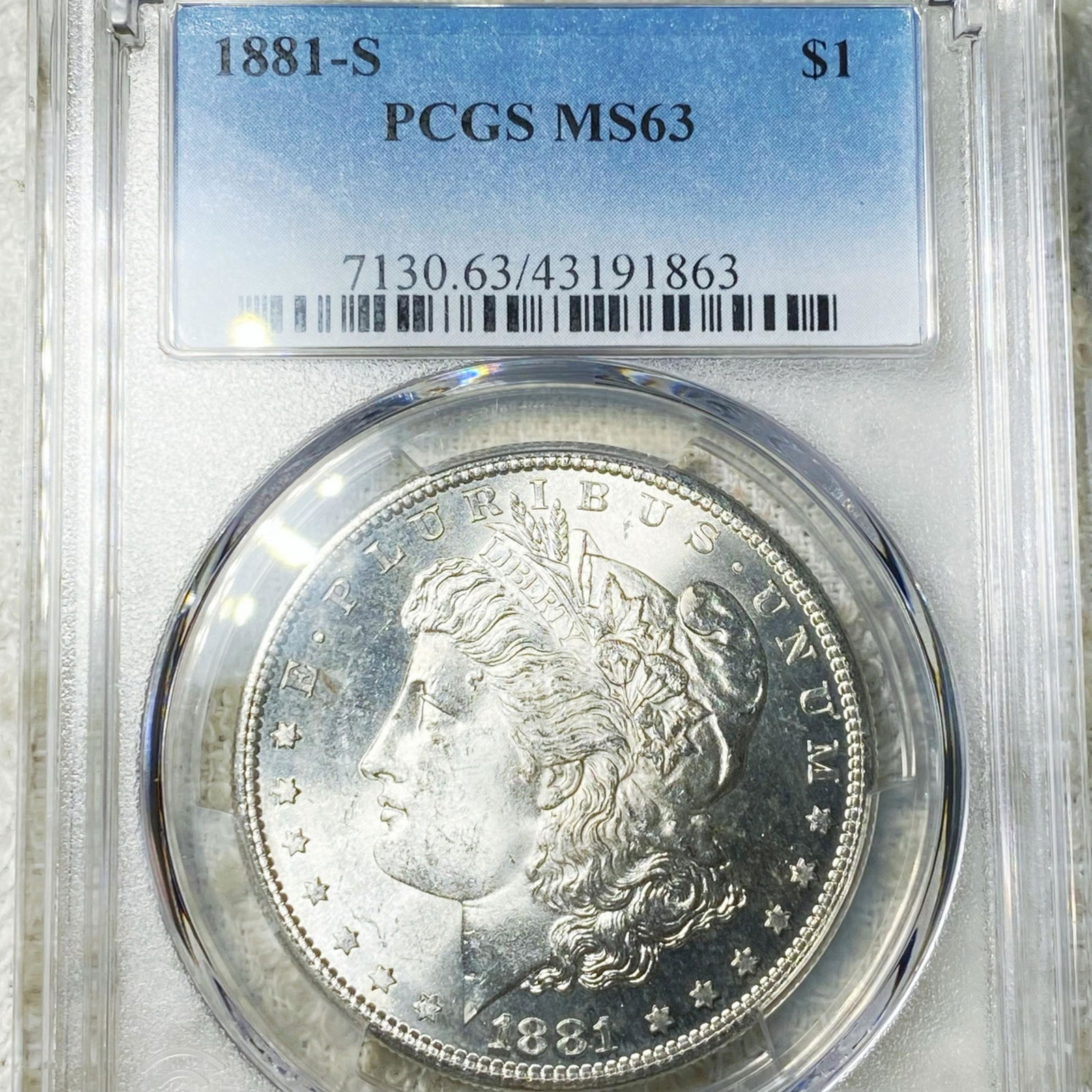 1881-S Morgan Silver Dollar PCGS - MS63 (1 of 2)