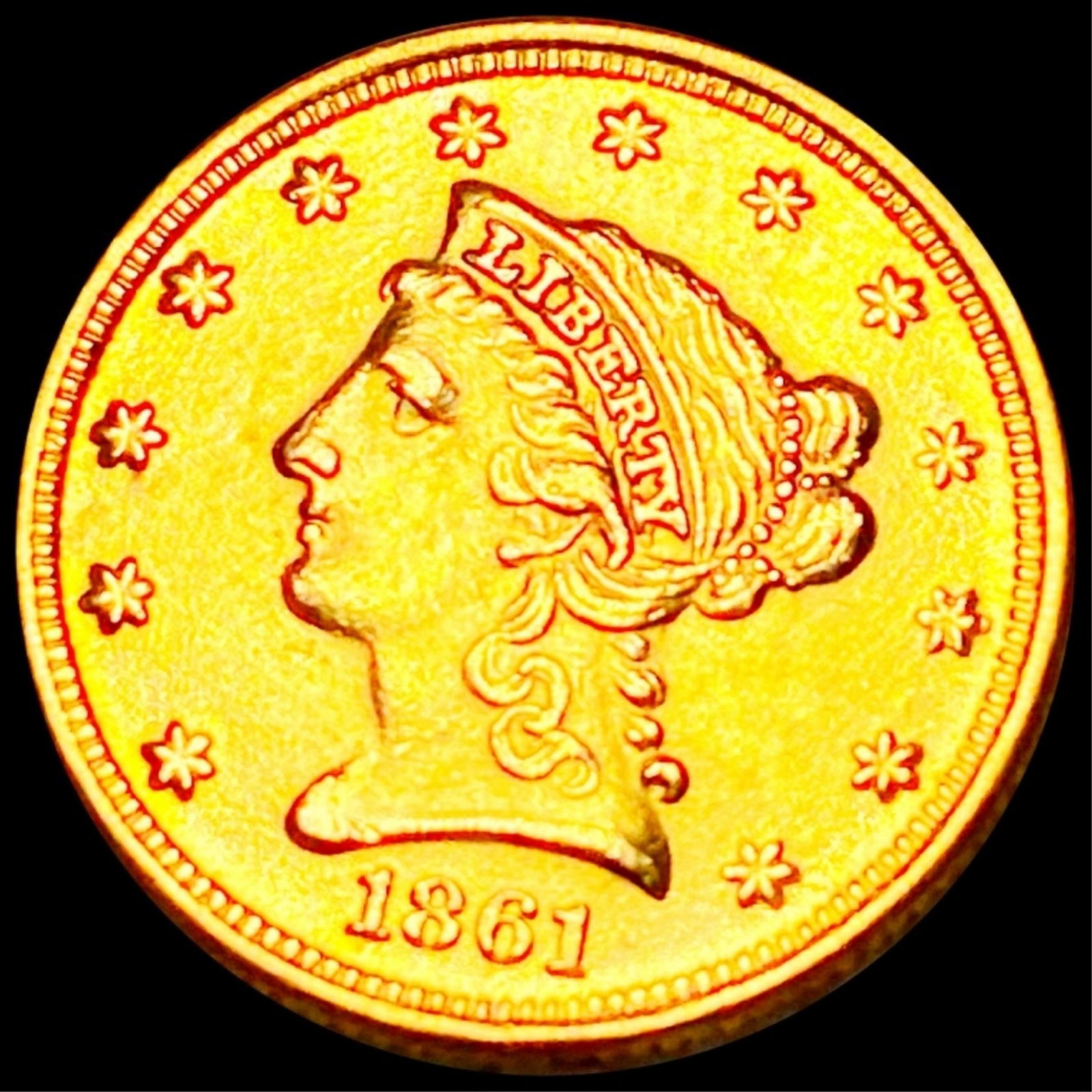 1861 $2.50 Gold Quarter Eagle UNCIRCULATED (1 of 2)