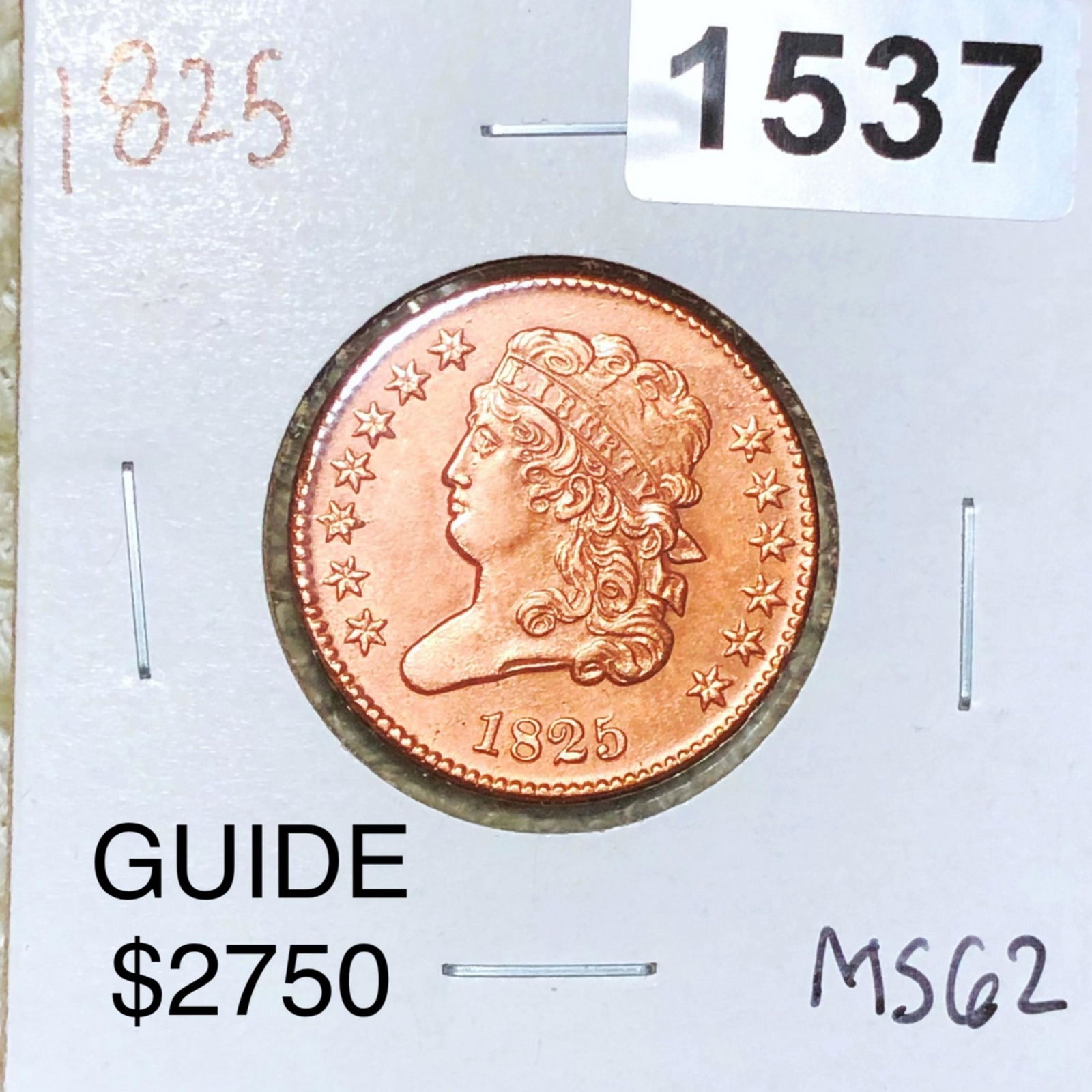 1825 Classic Head Half Cent UNCIRCULATED (1 of 2)