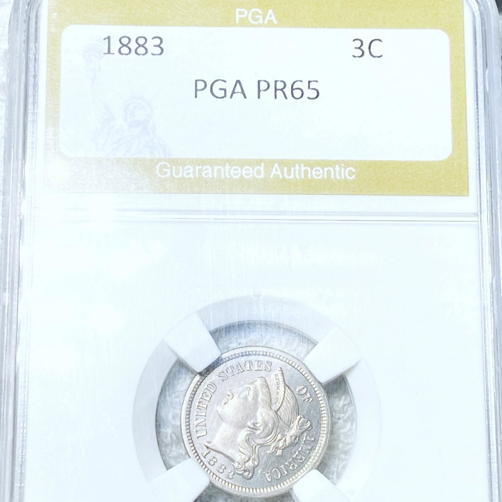 1883 Three Cent Nickel PGA - PR65 (1 of 2)
