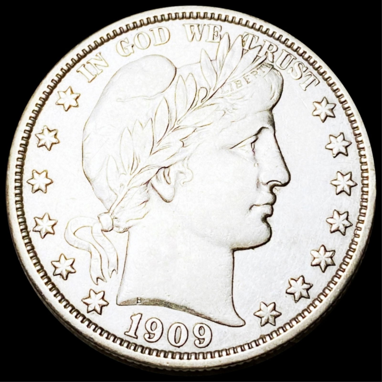 1909 Barber Silver Half Dollar UNCIRCULATED (1 of 2)