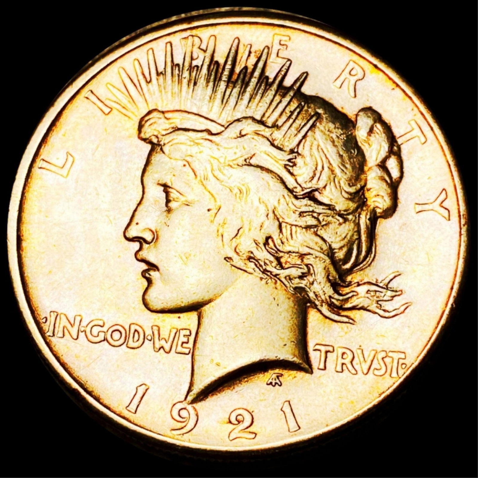 1921 Silver Peace Dollar CLOSELY UNCIRCULATED (1 of 2)