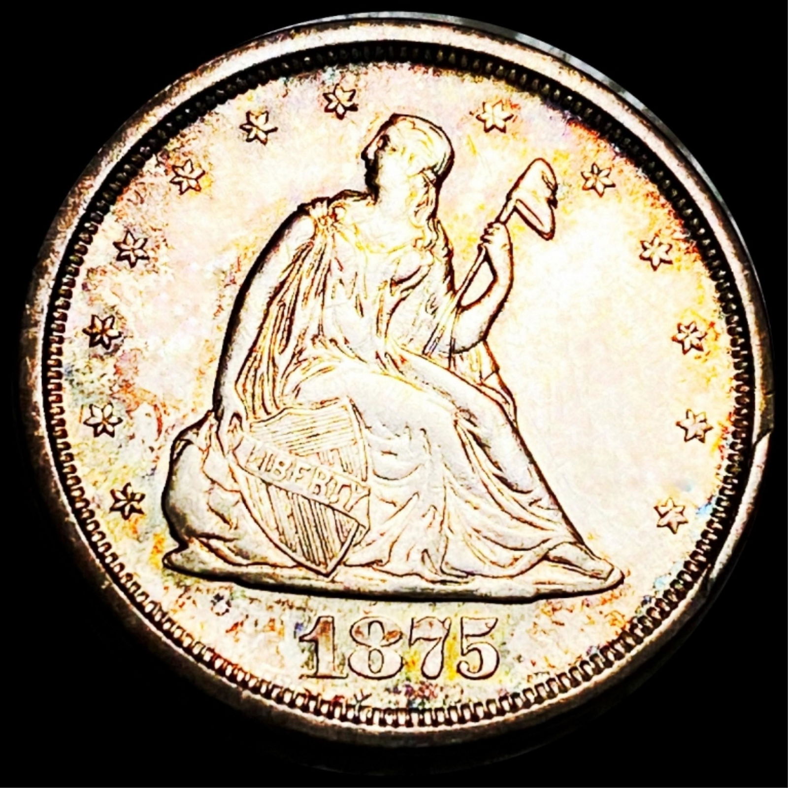 1875-S Seated Twenty Cent Piece UNCIRCULATED (1 of 2)