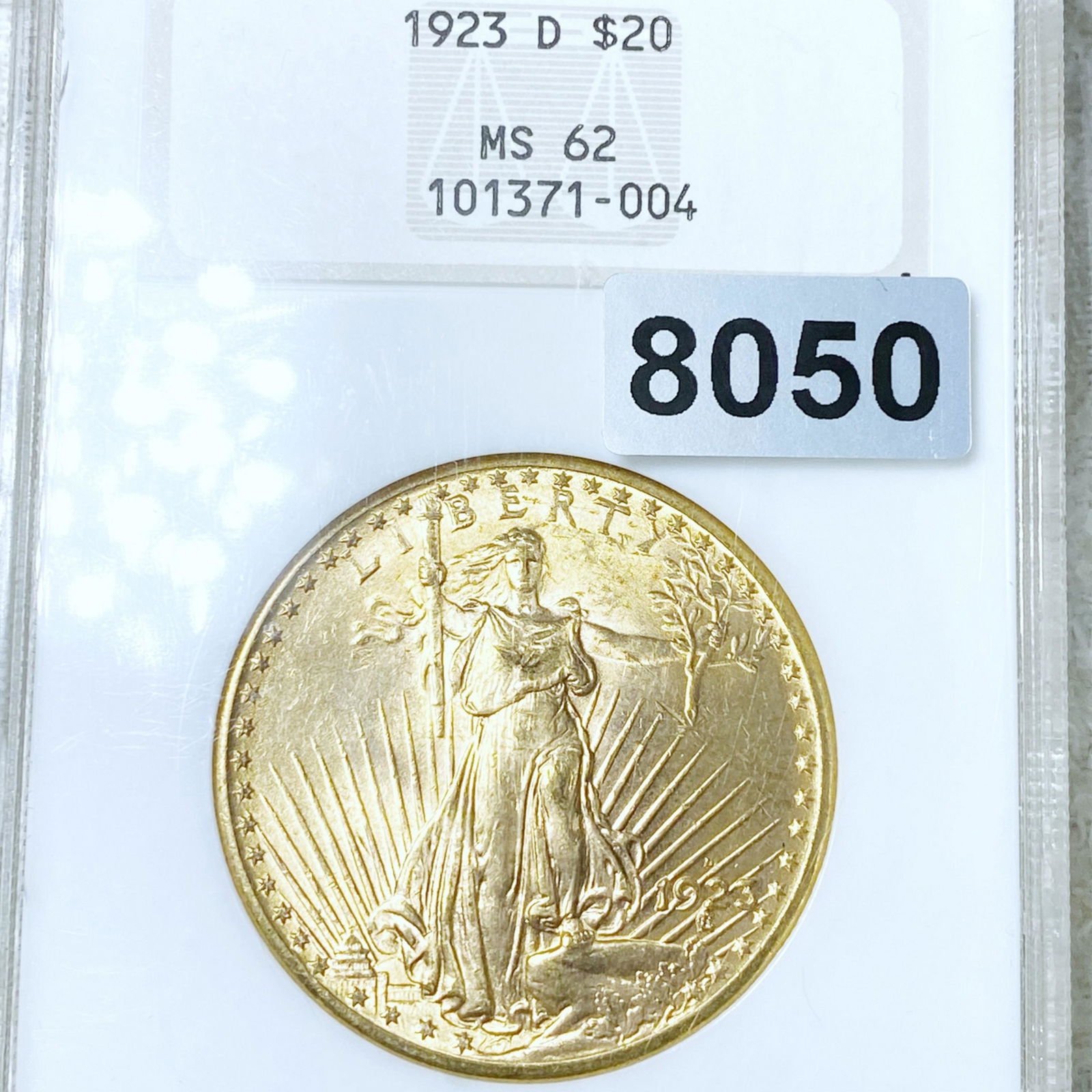 1923-D $20 Gold Double Eagle NGC - MS62 (1 of 2)