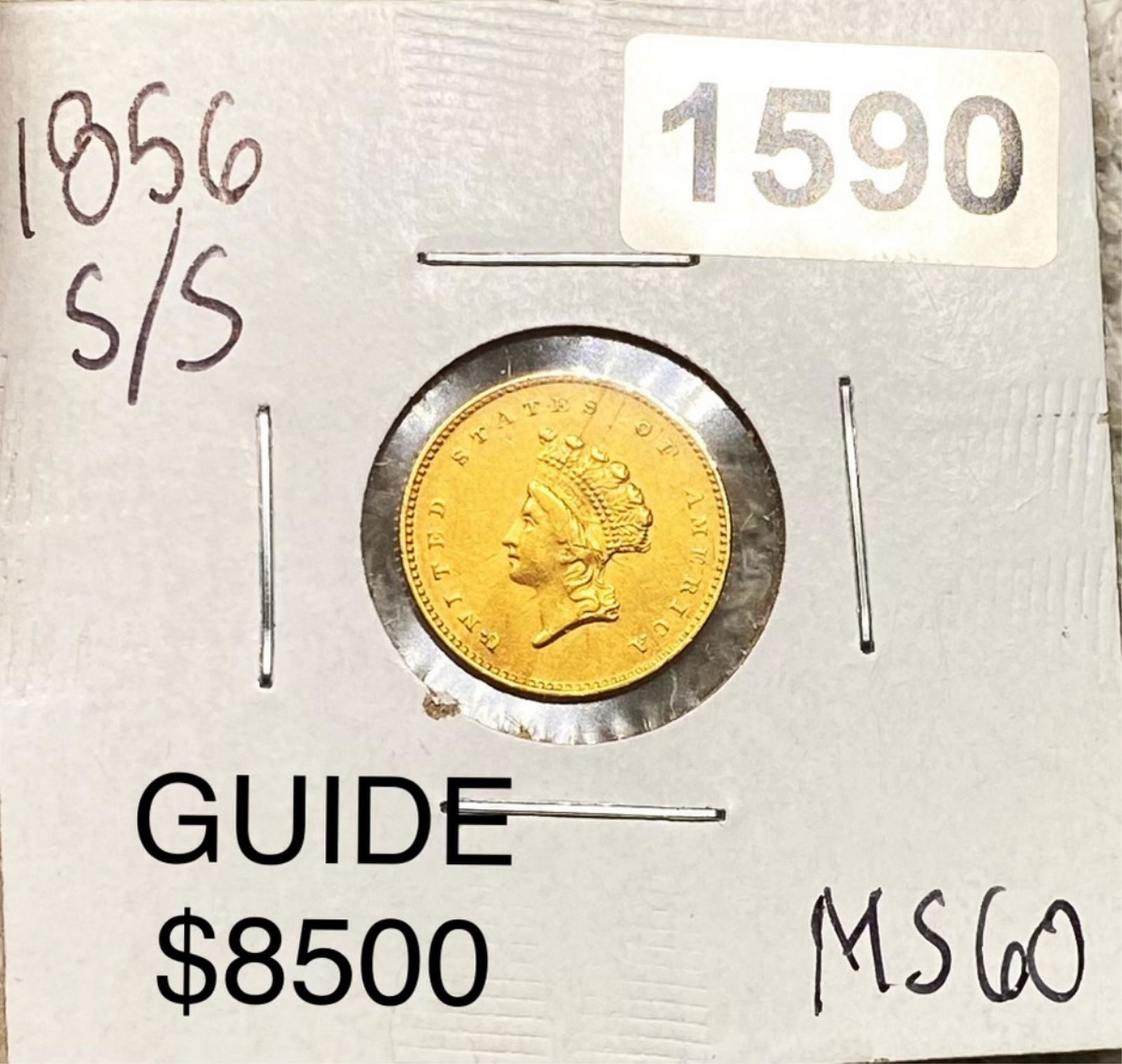 1856-S/S Rare Gold Dollar UNCIRCULATED (1 of 2)