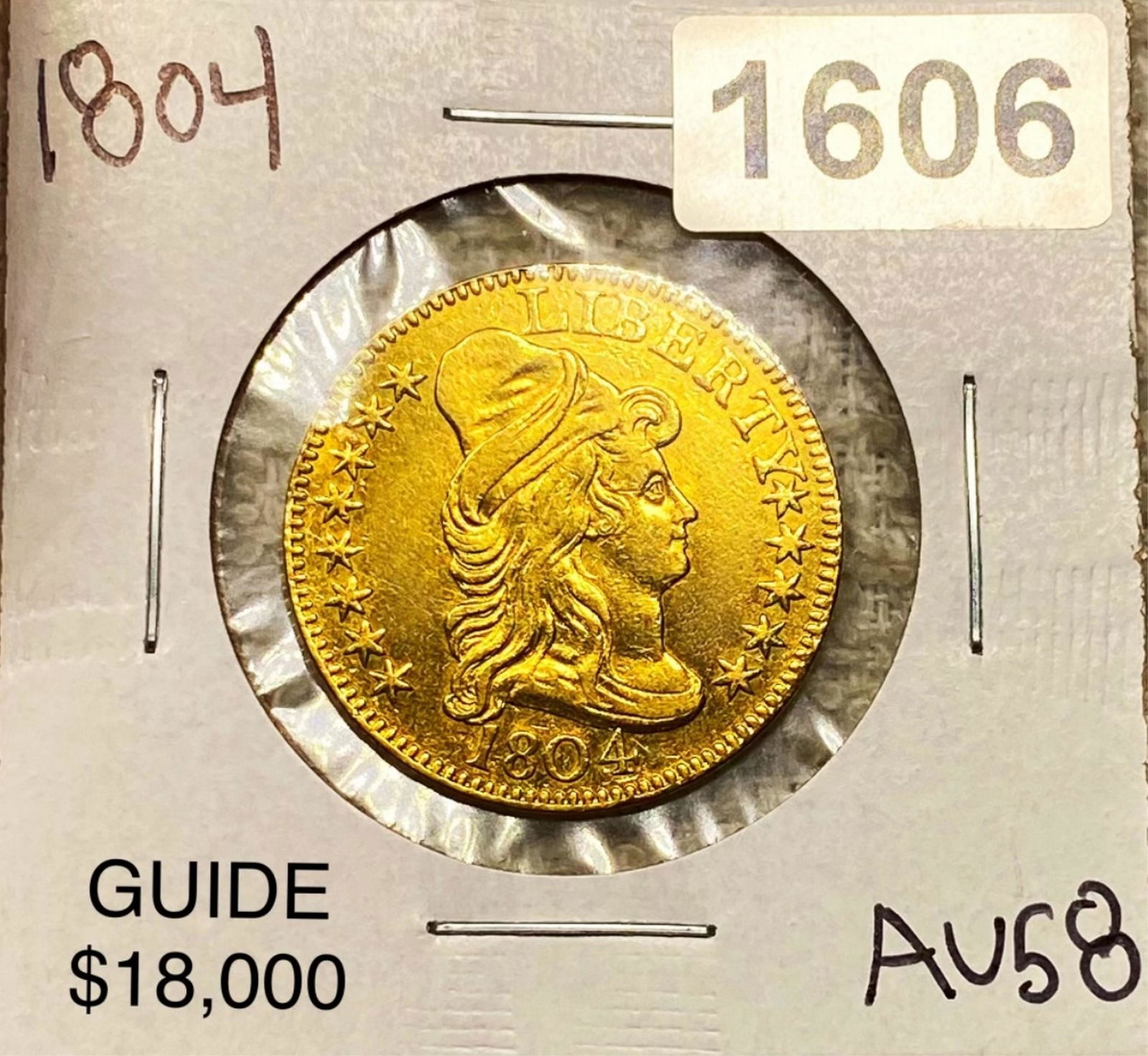 1804 $5 Gold Half Eagle CHOICE AU (1 of 2)