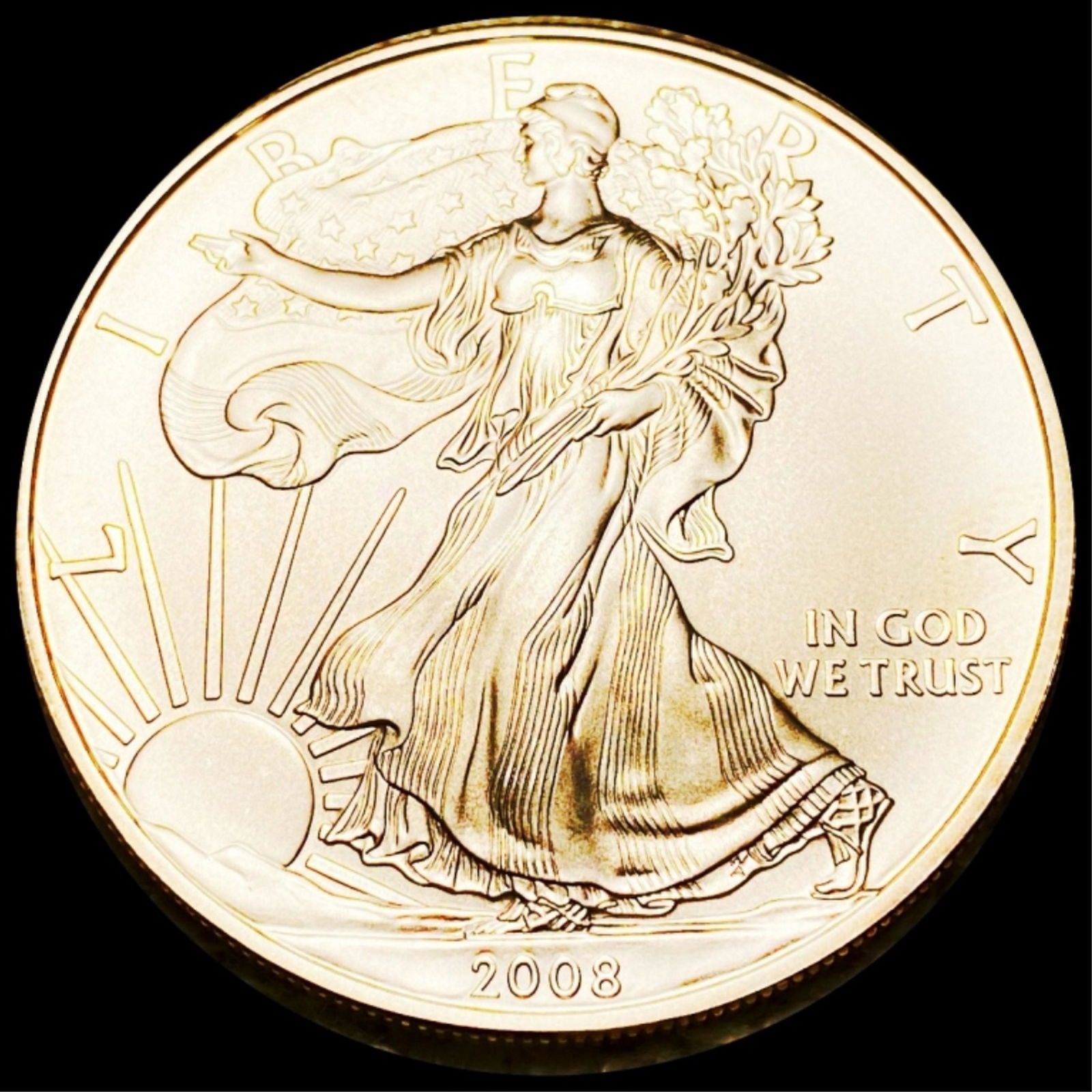 2008-W Silver Eagle UNCIRCULATED (1 of 2)