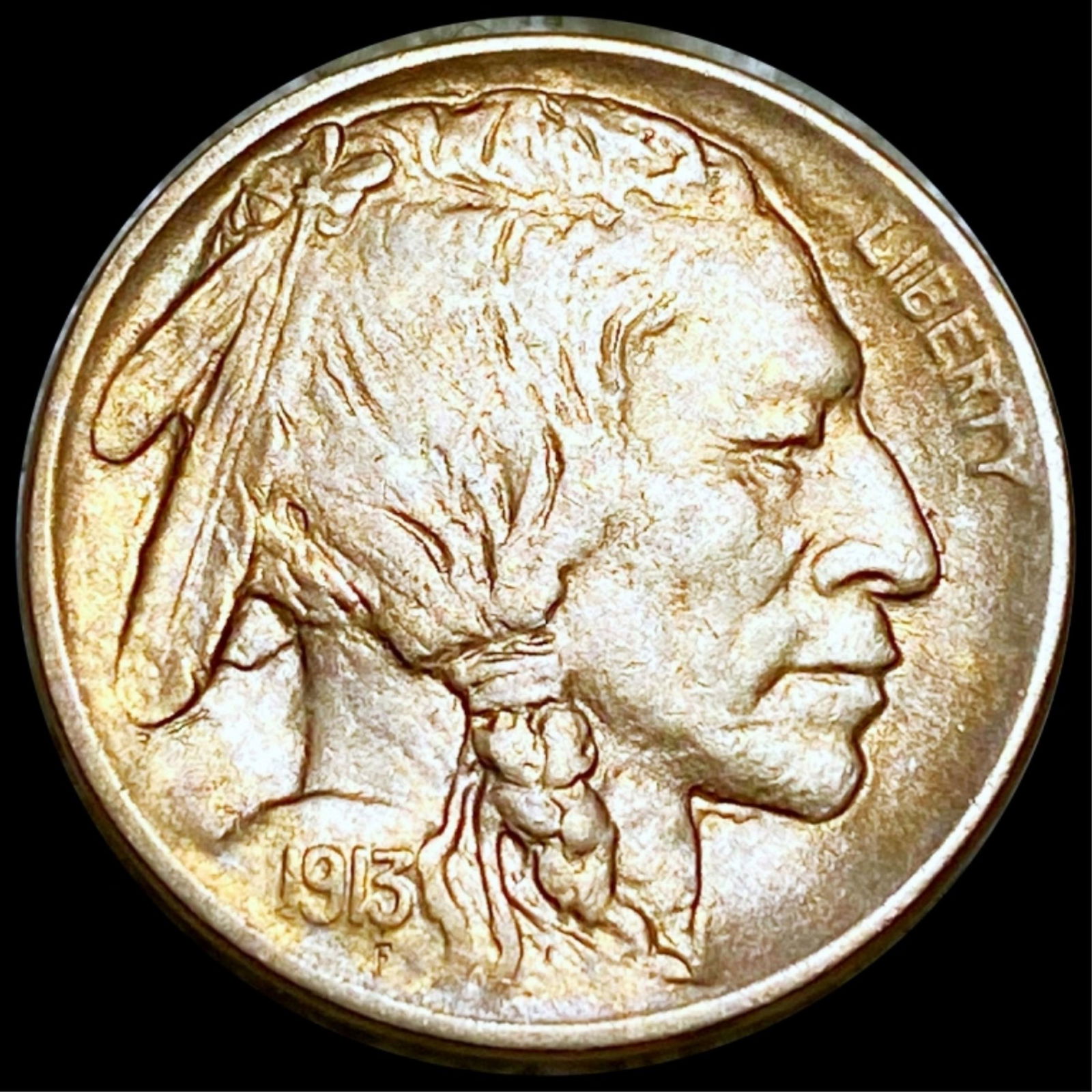 1913 TY1 Buffalo Head Nickel CLOSELY UNC (1 of 2)