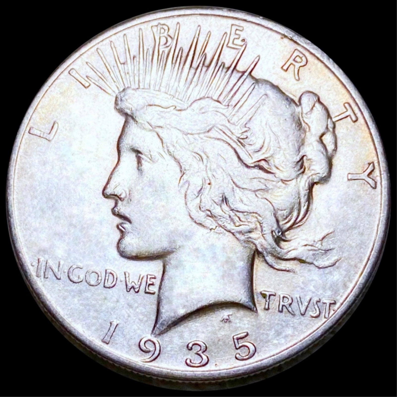 1935-S Silver Peace Dollar LIGHTLY CIRCULATED (1 of 2)