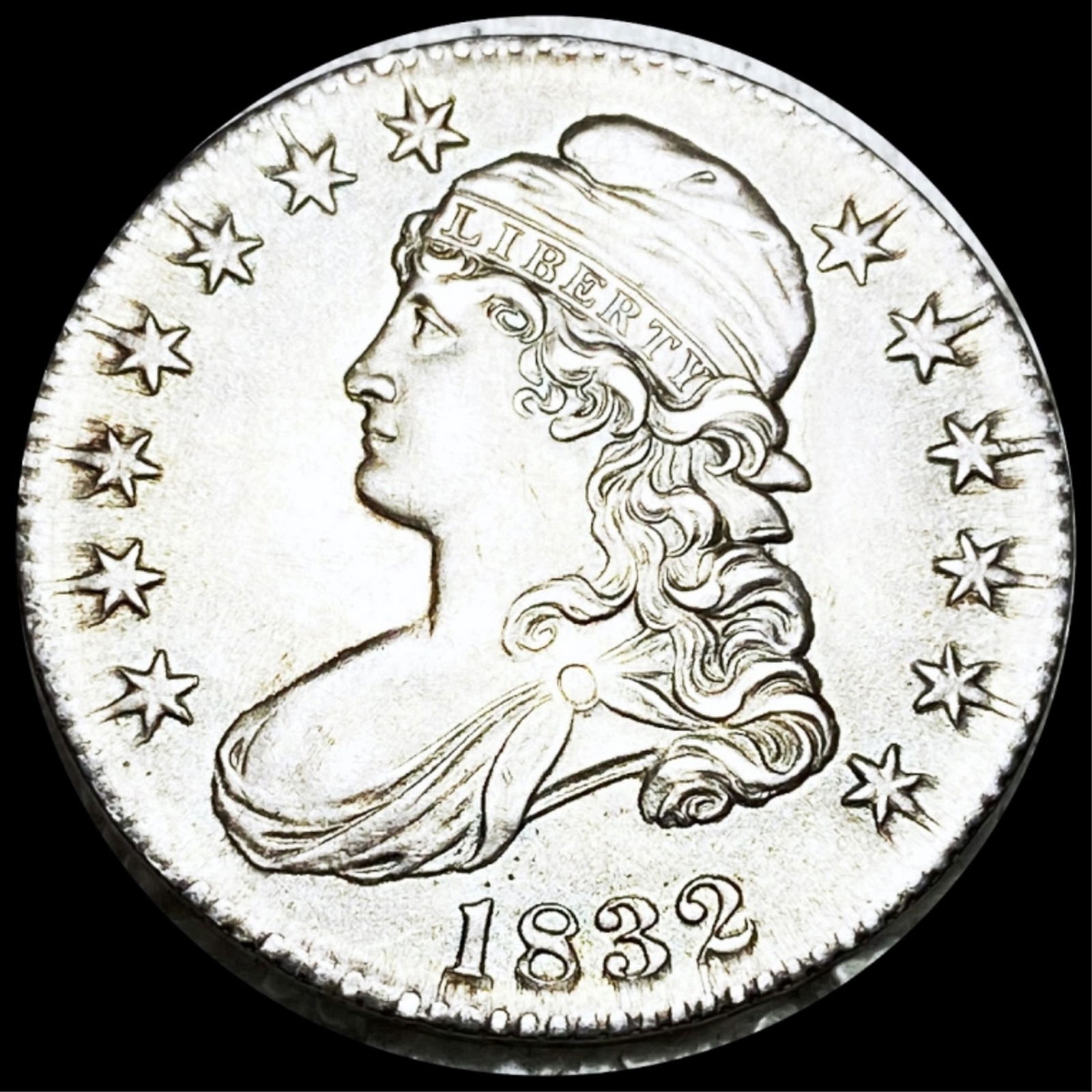 1832 Capped Bust Half Dollar UNCIRCULATED (1 of 2)