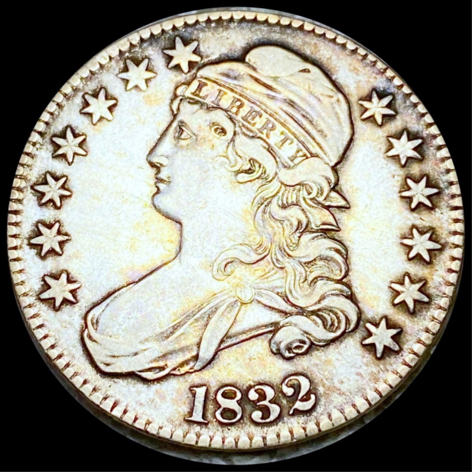 1832 Capped Bust Half Dollar ABOUT UNC (1 of 2)