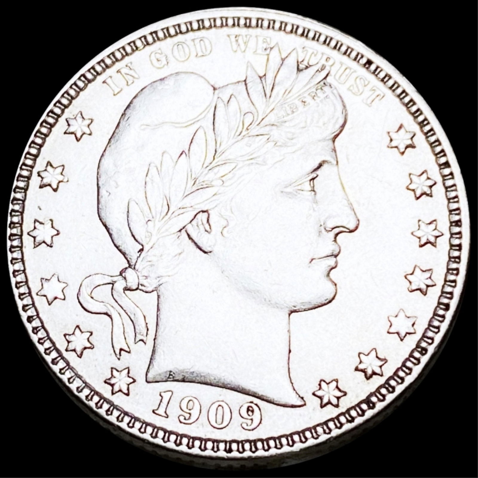 1909-S Barber Silver Quarter UNCIRCULATED (1 of 2)