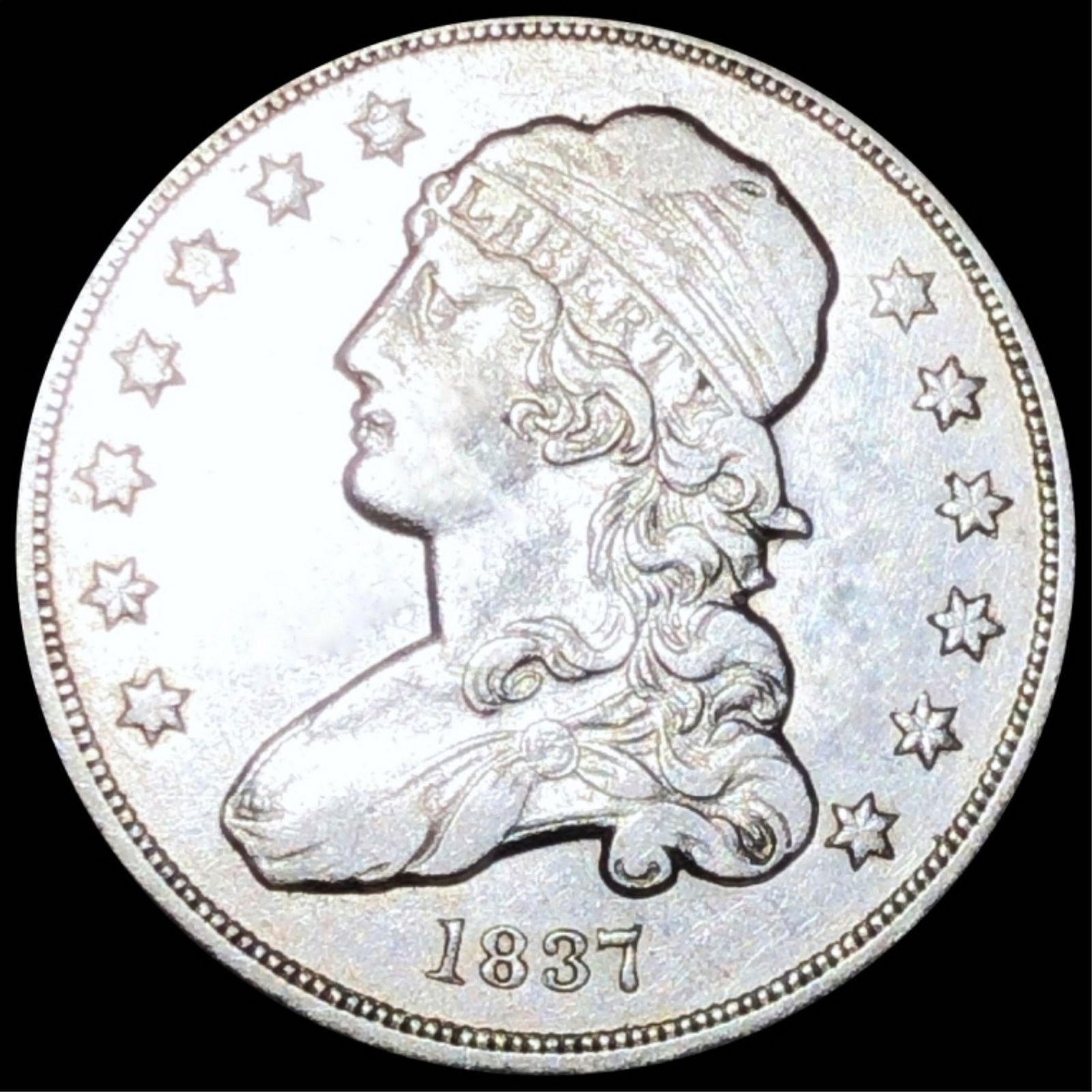 1837 Capped Bust Quarter UNCIRCULATED (1 of 2)