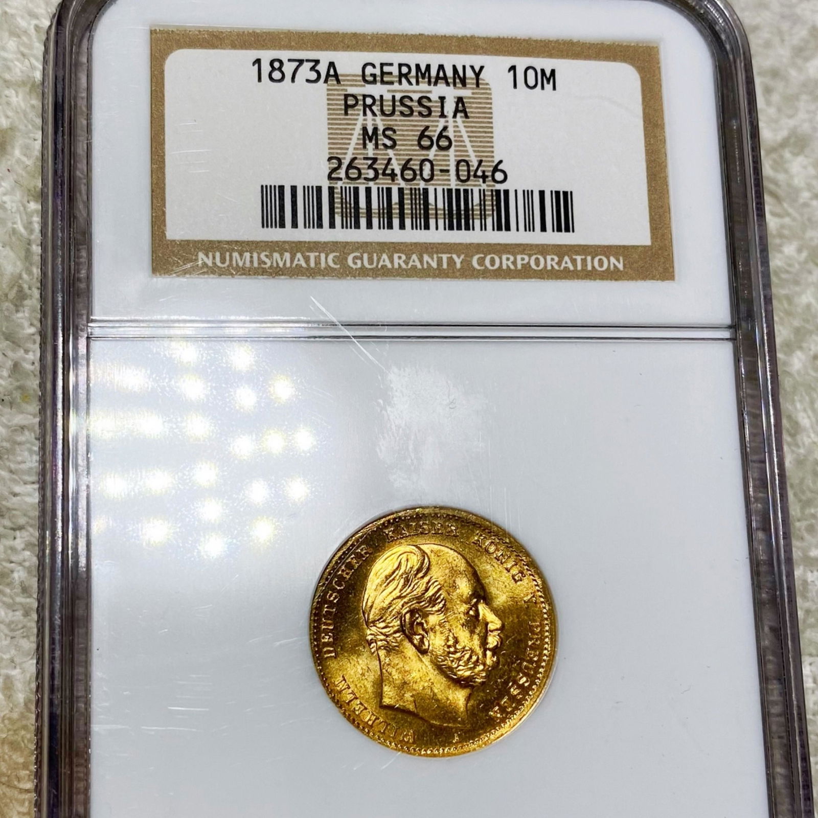 1873 Germany Gold 10 Marks NGC - MS66 (1 of 2)