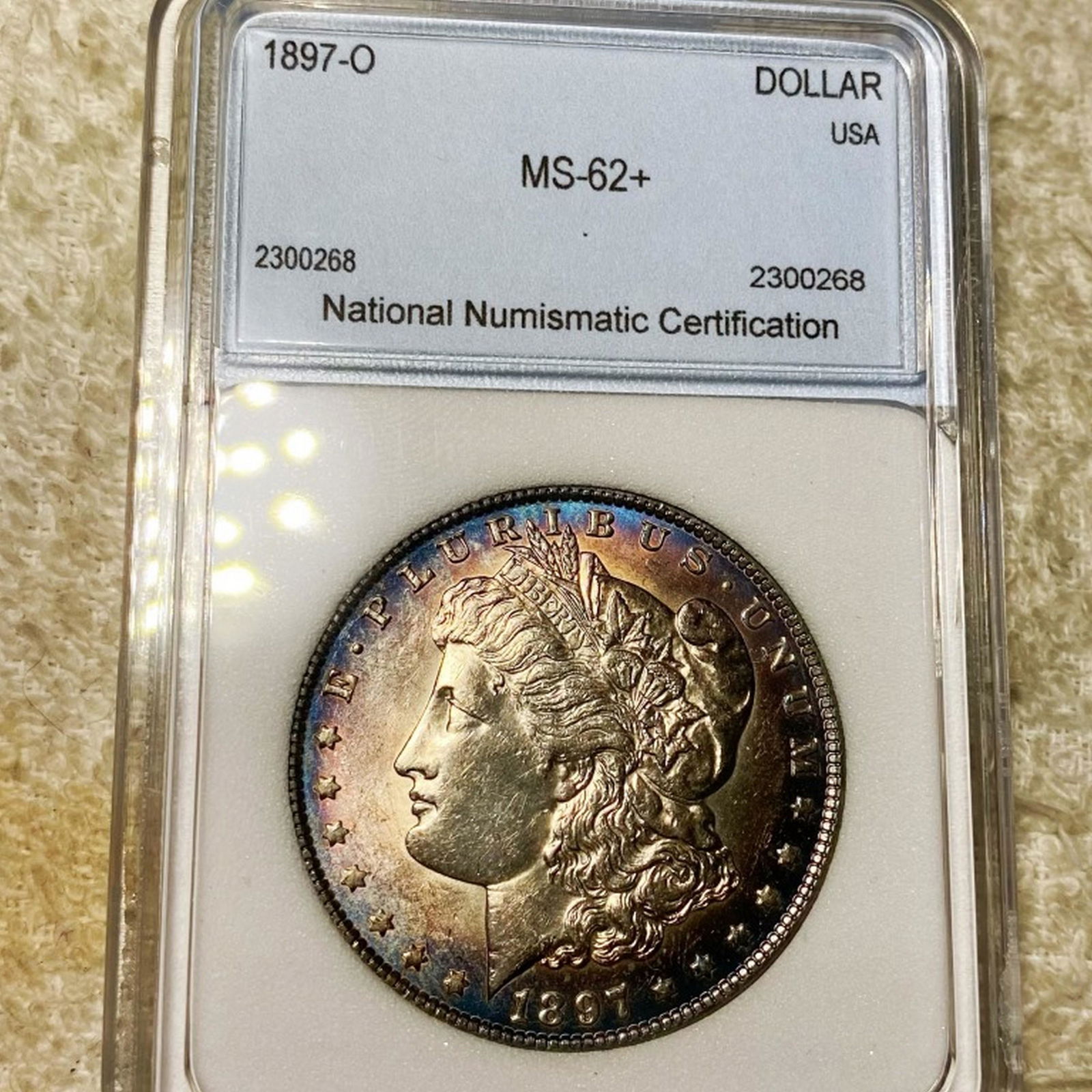 1897-O Morgan Silver Dollar NNC - MS62+ (1 of 2)