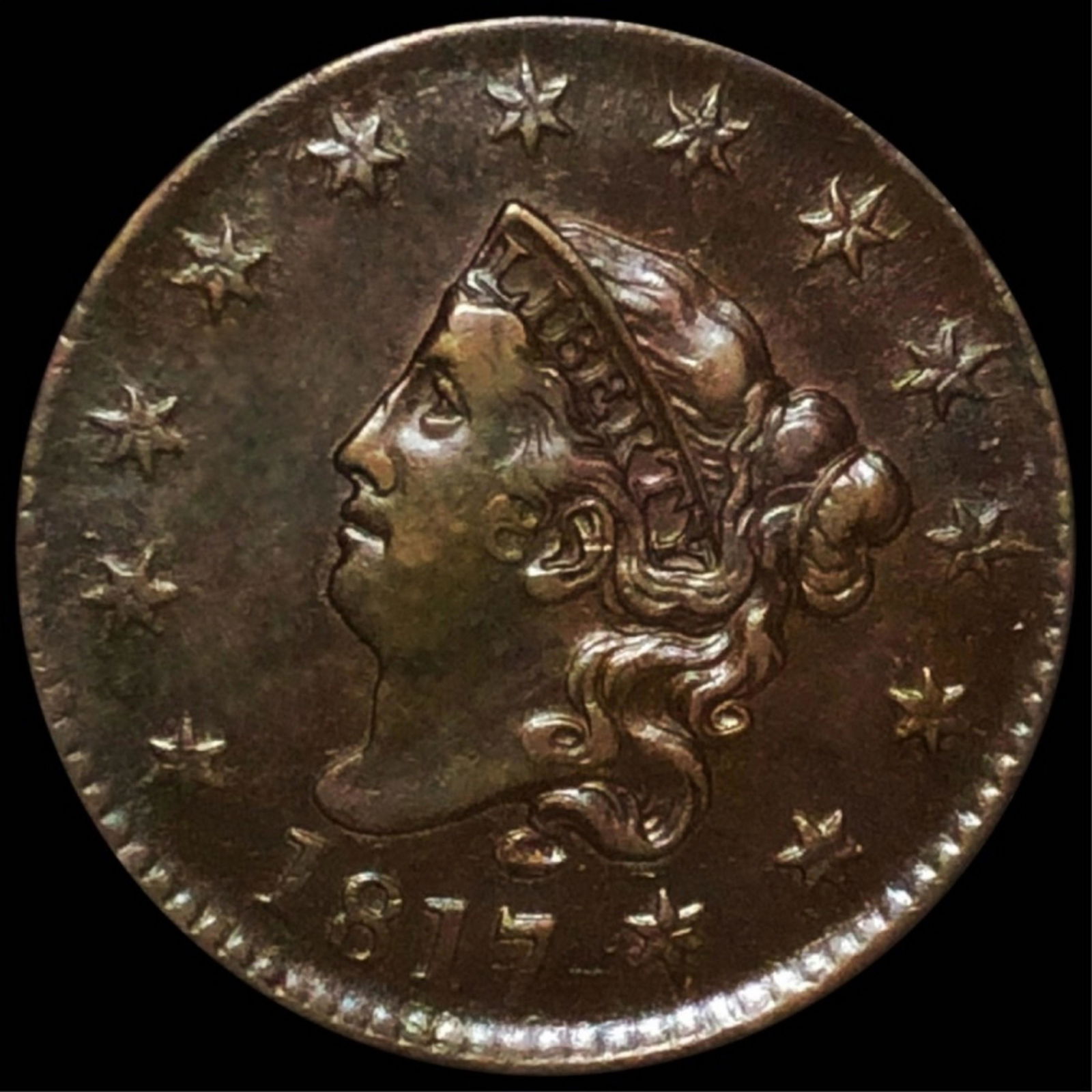 1817 Coronet Head Large Cent CLOSELY UNCIRCULATED (1 of 2)
