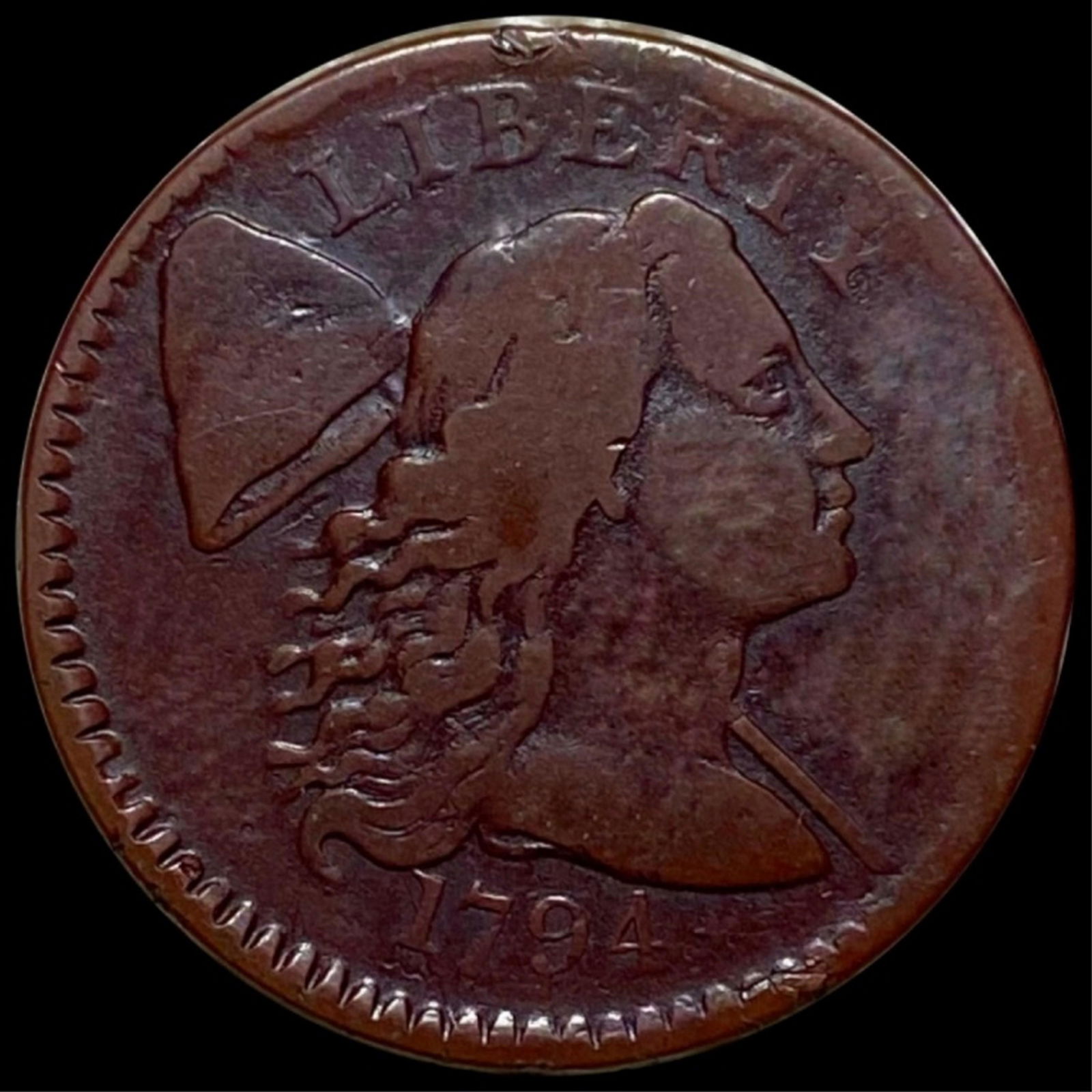 1794 Liberty Cap Large Cent NICELY CIRCULATED (1 of 2)