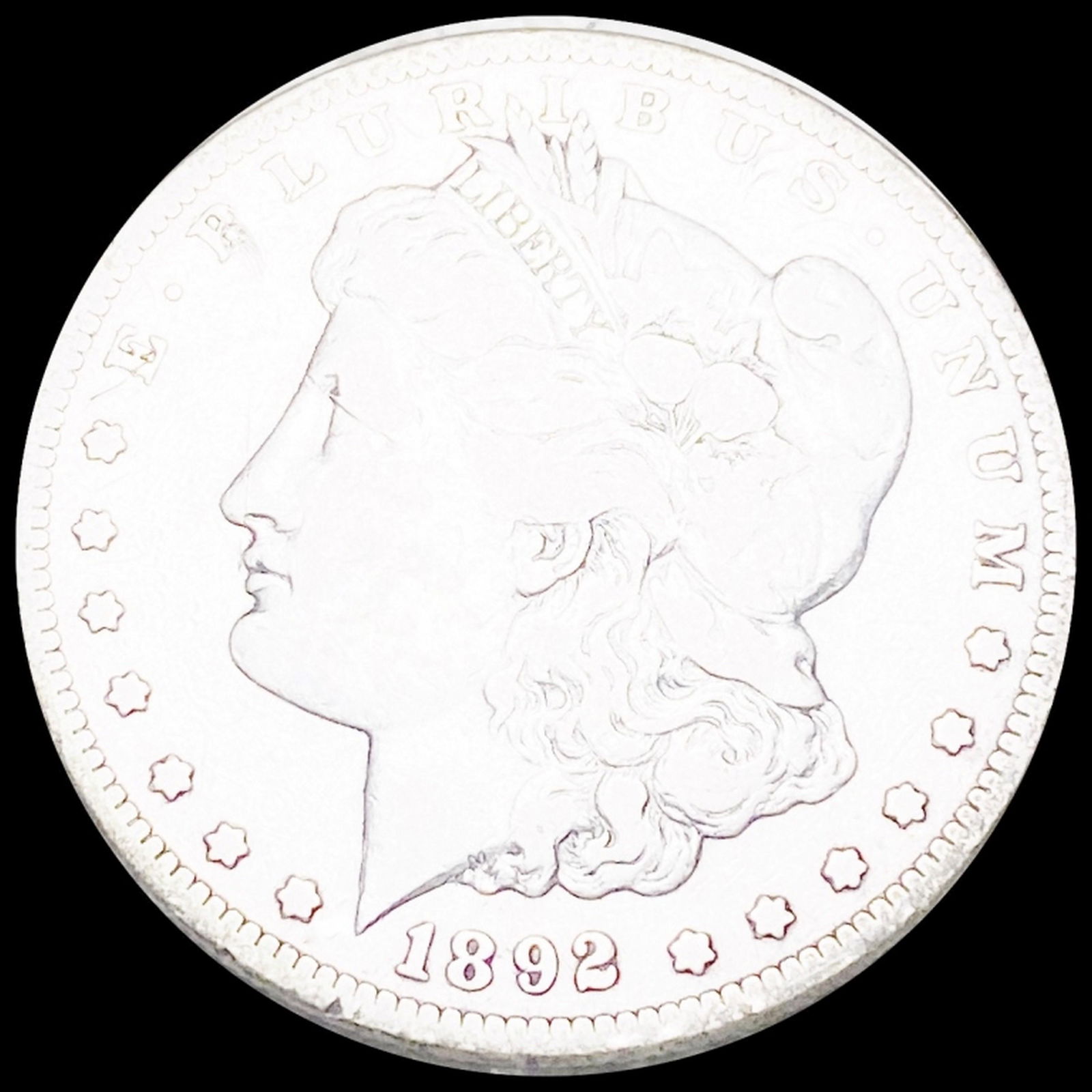 1892-CC Morgan Silver Dollar LIGHTLY CIRCULATED (1 of 2)