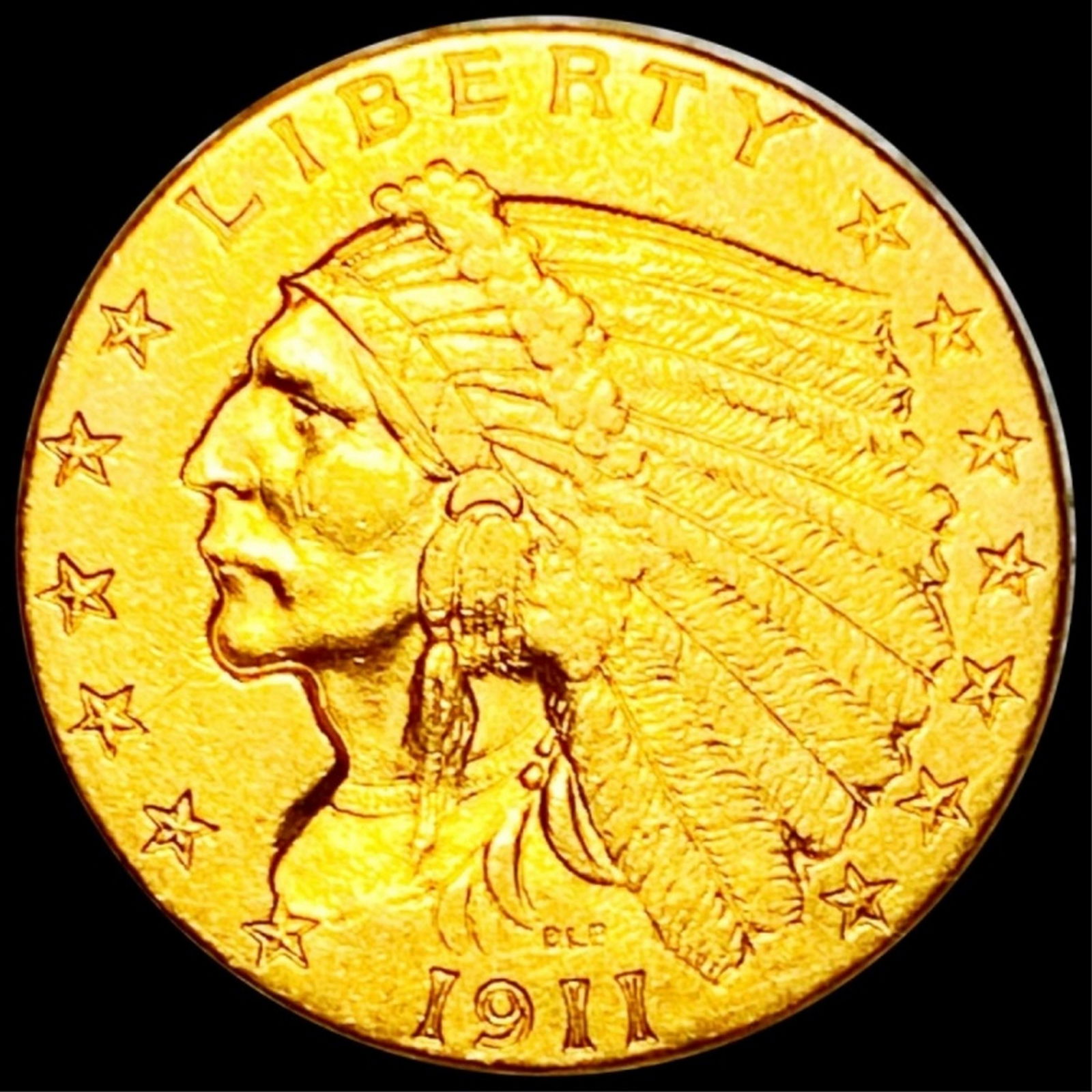 1911 $2.50 Gold Quarter Eagle UNCIRCULATED (1 of 2)