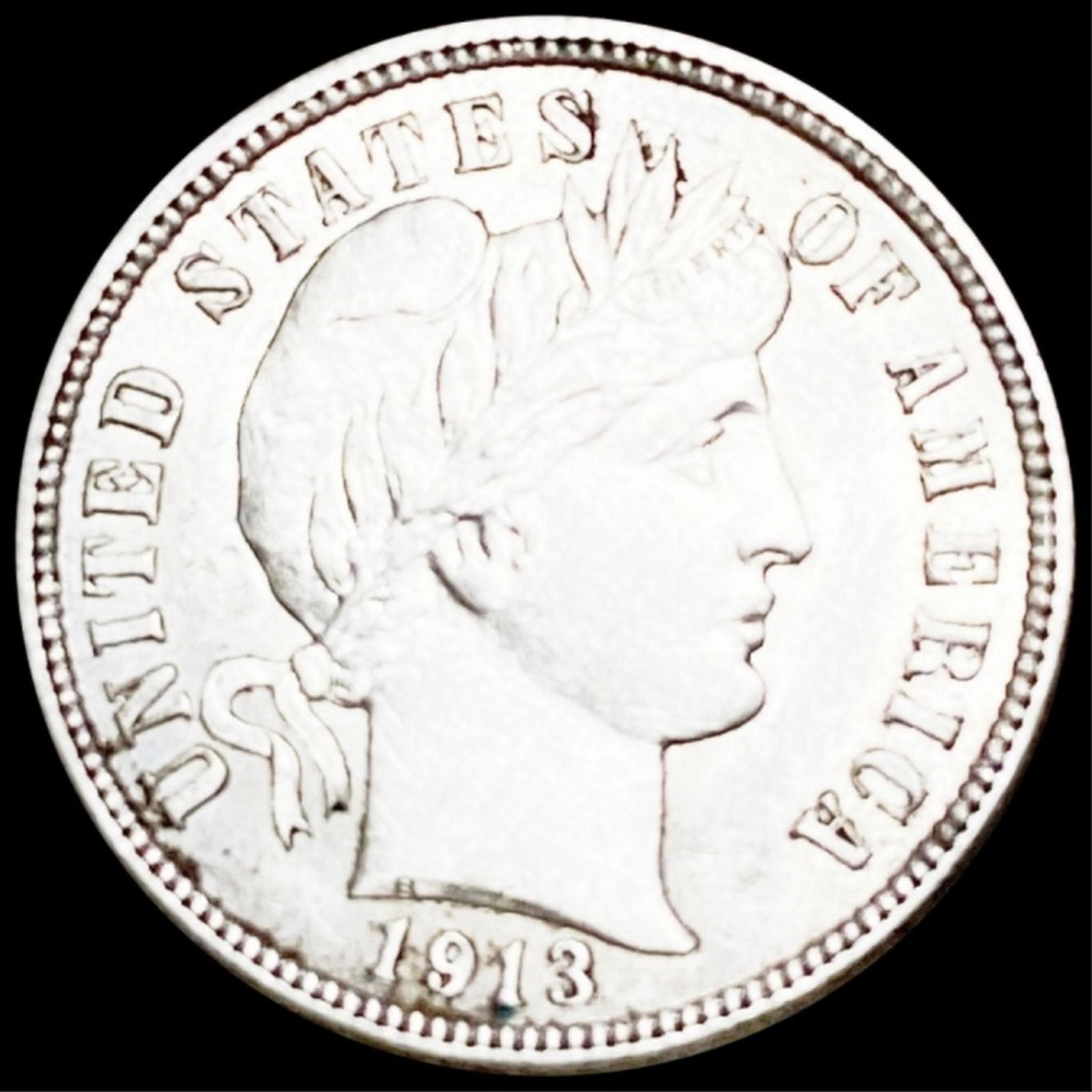 1913 Barber Silver Dime UNCIRCULATED (1 of 2)