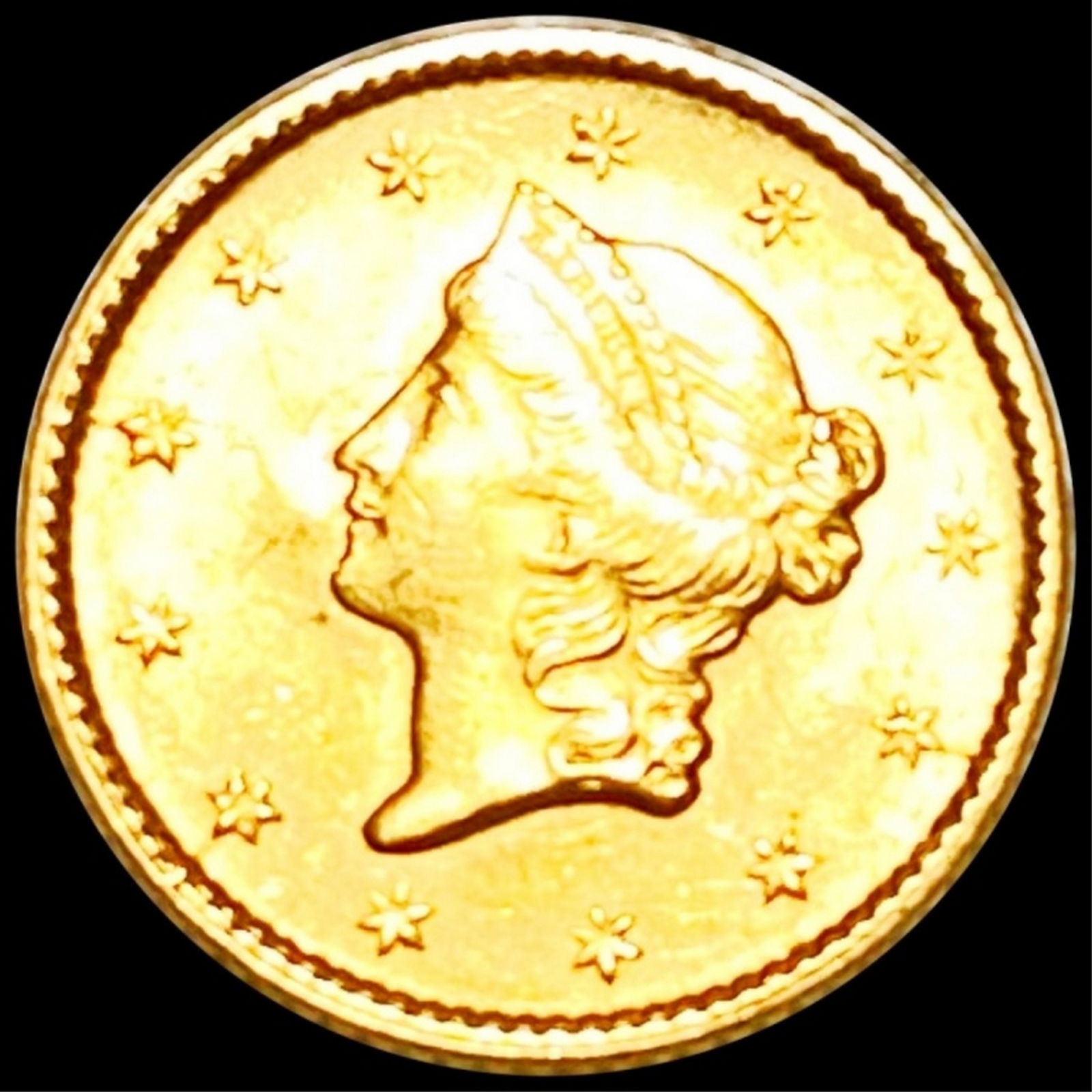 1853 Rare Gold Dollar UNCIRCULATED (1 of 2)
