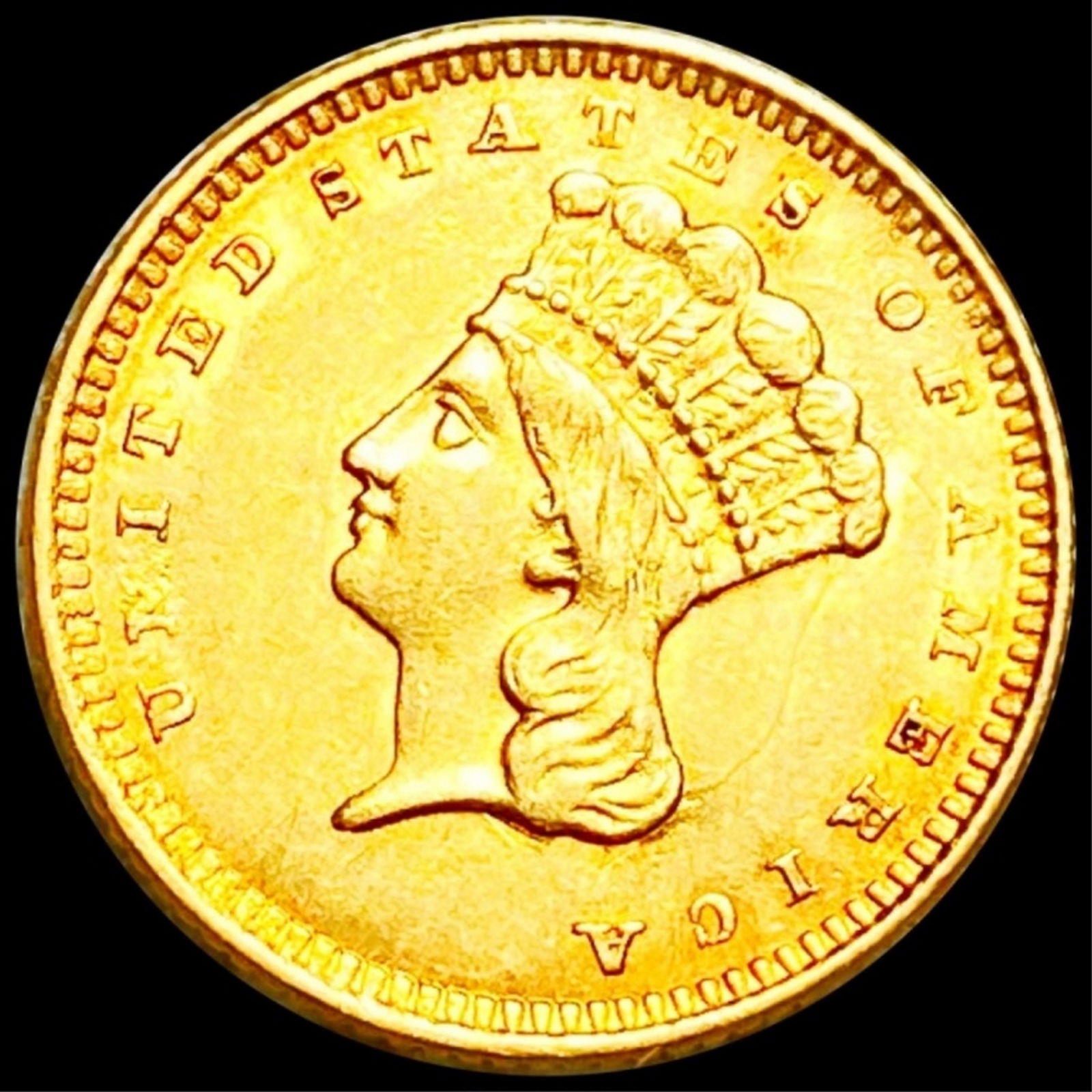 1861 Rare Gold Dollar UNCIRCULATED (1 of 2)