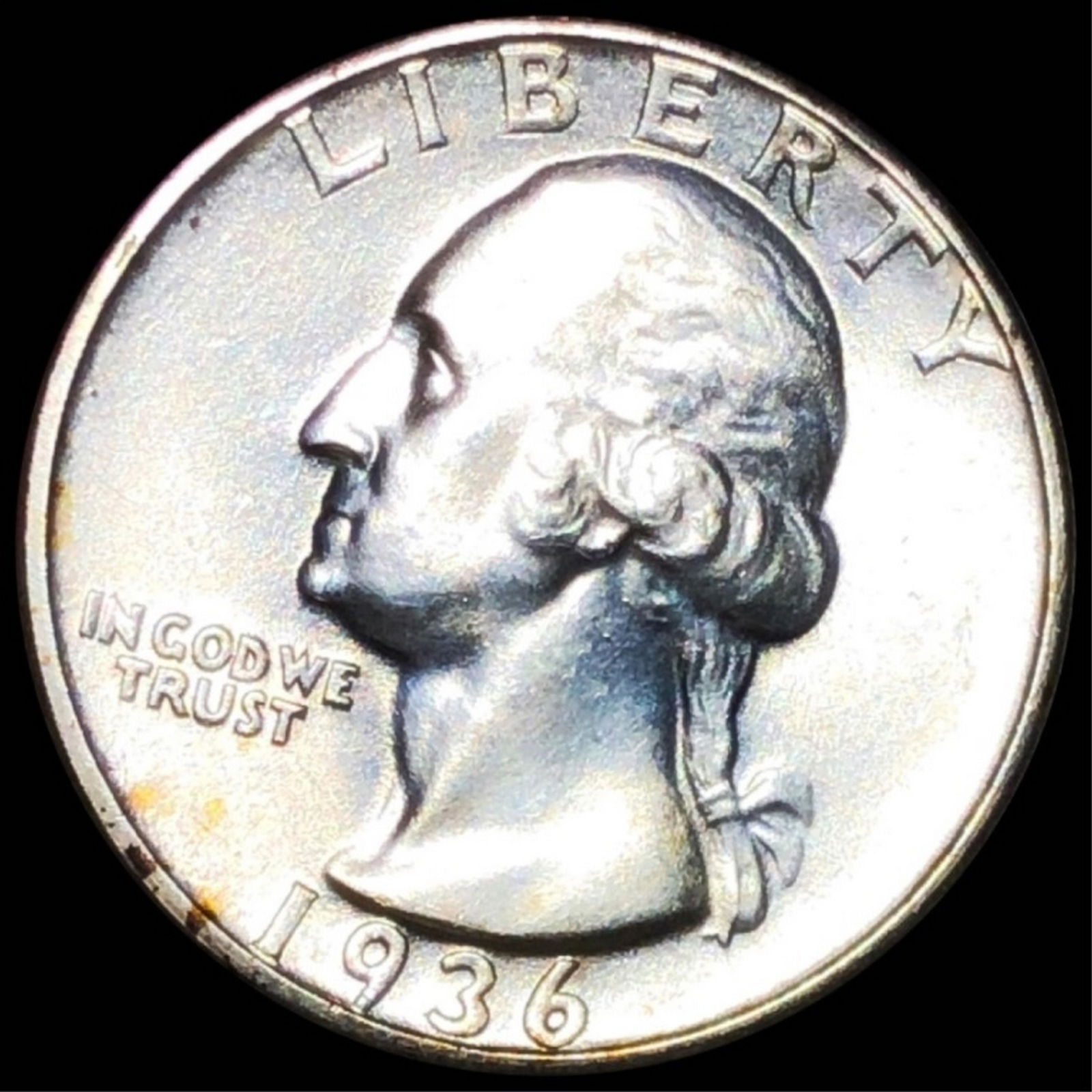 1936-S Washington Silver Quarter UNCIRCULATED (1 of 2)