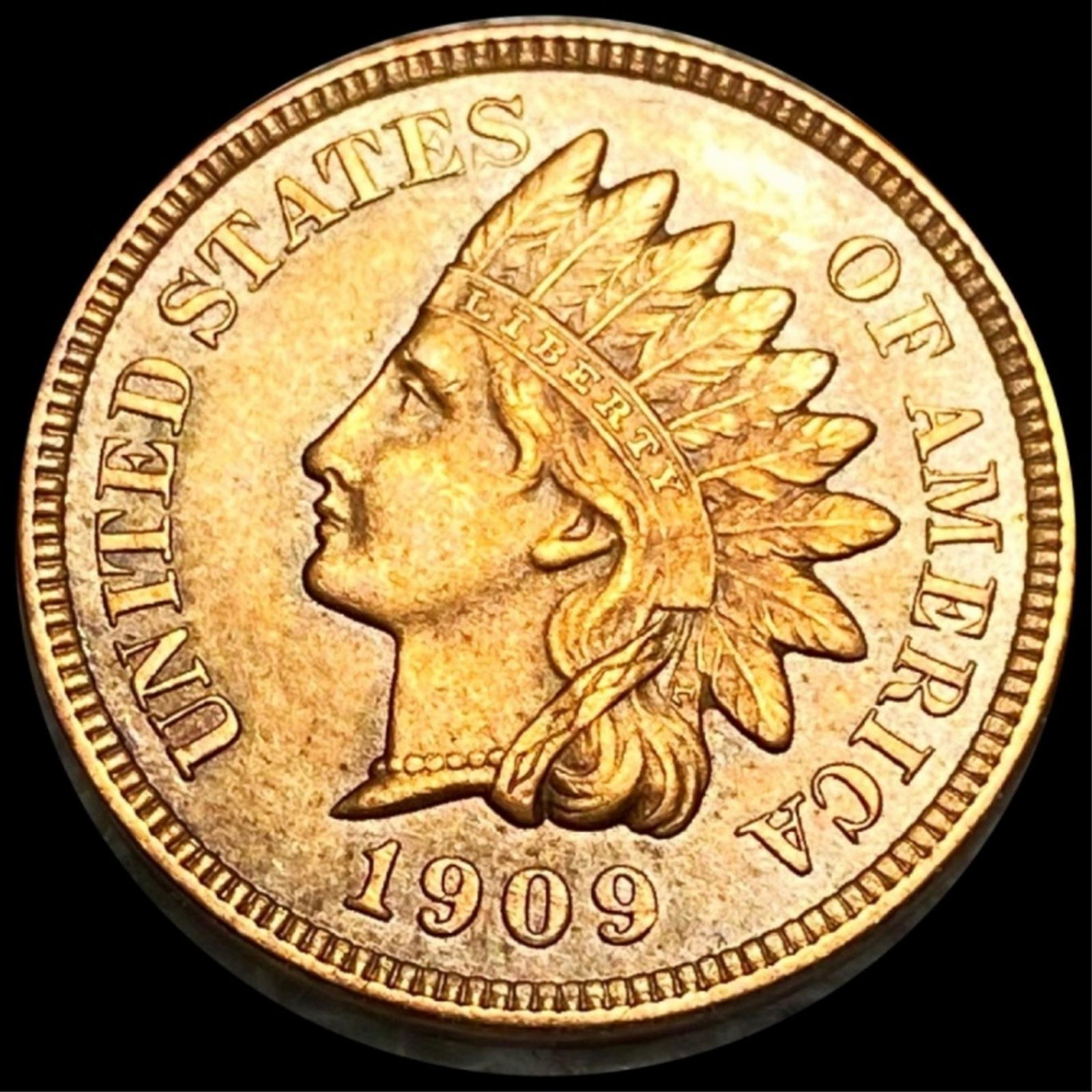 1909 Indian Head Penny UNCIRCULATED (1 of 2)