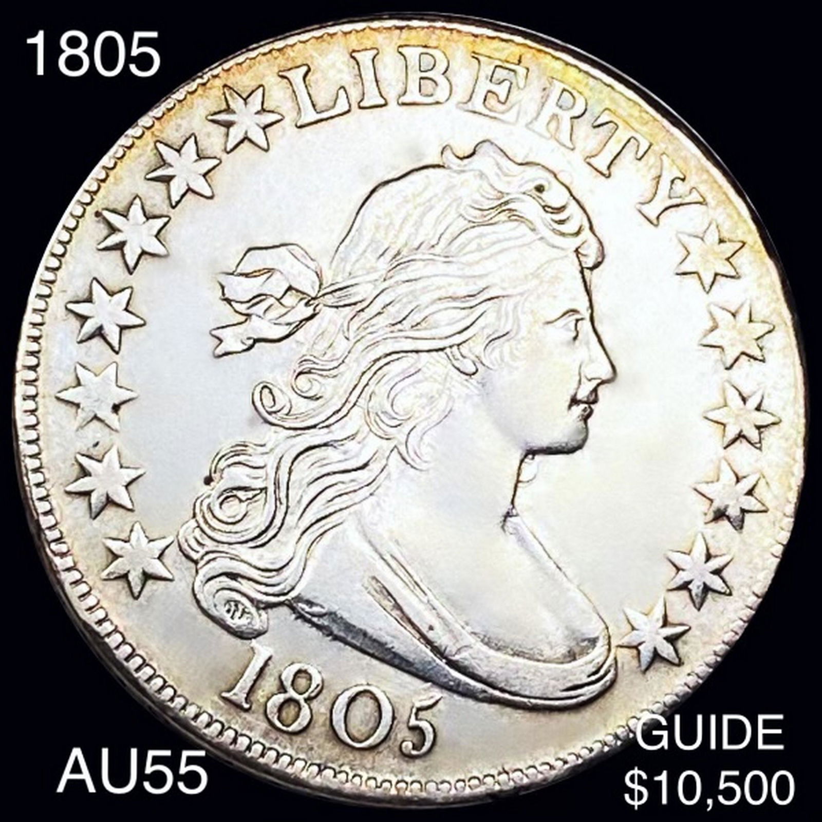 1805 Draped Bust Half Dollar CHOICE AU (1 of 2)