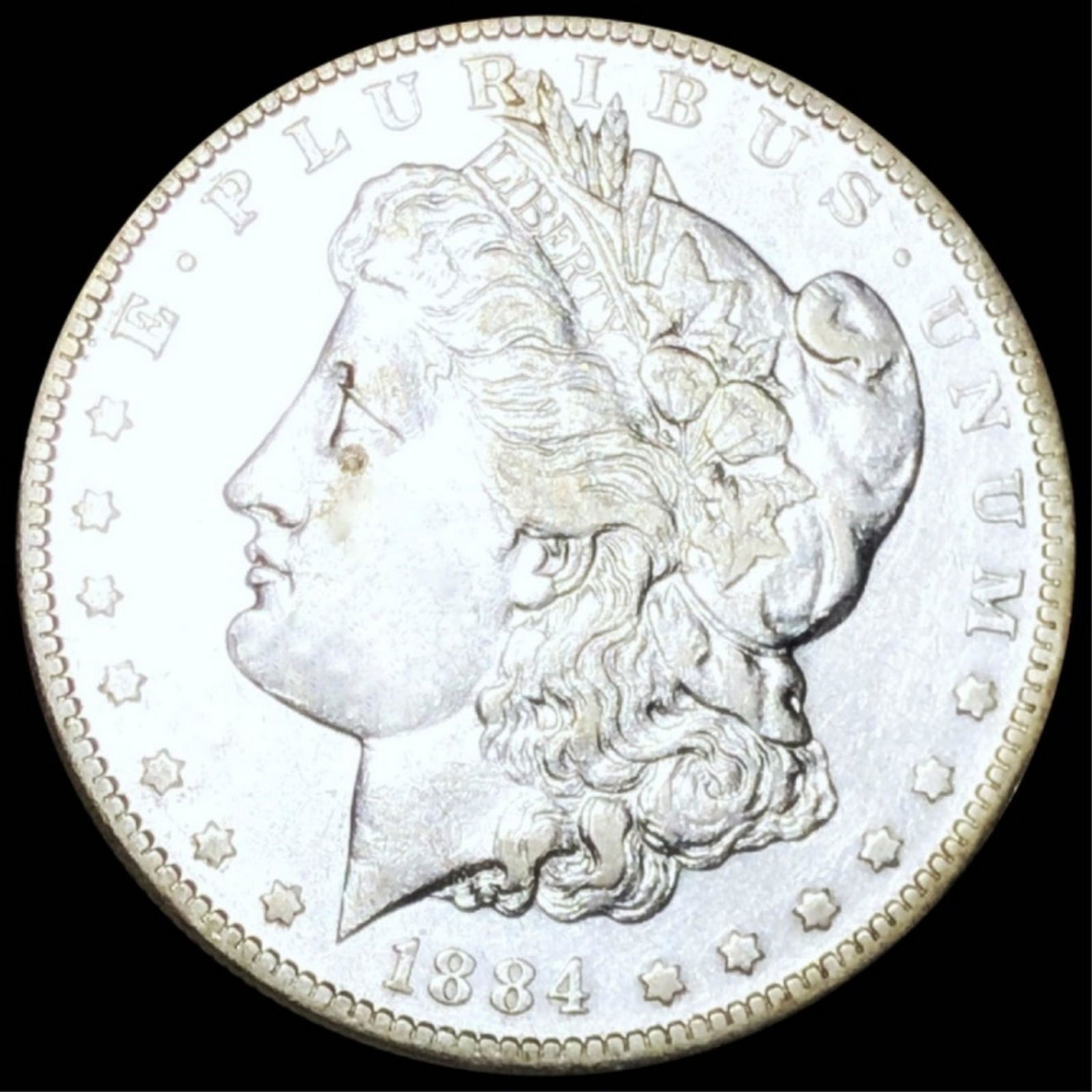 1884-S Morgan Silver Dollar NEARLY UNCIRCULATED (1 of 2)