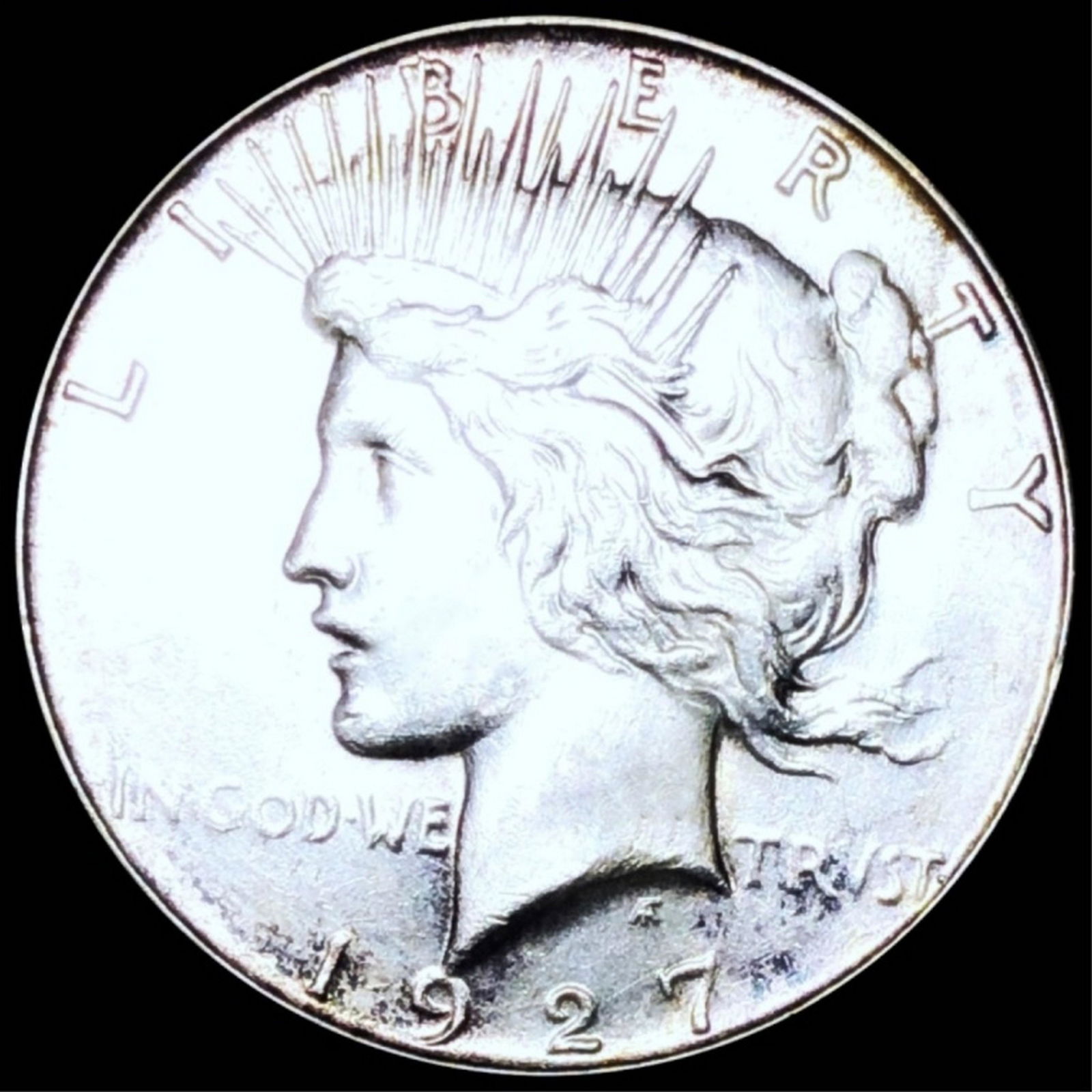 1927-S Silver Peace Dollar UNCIRCULATED (1 of 2)