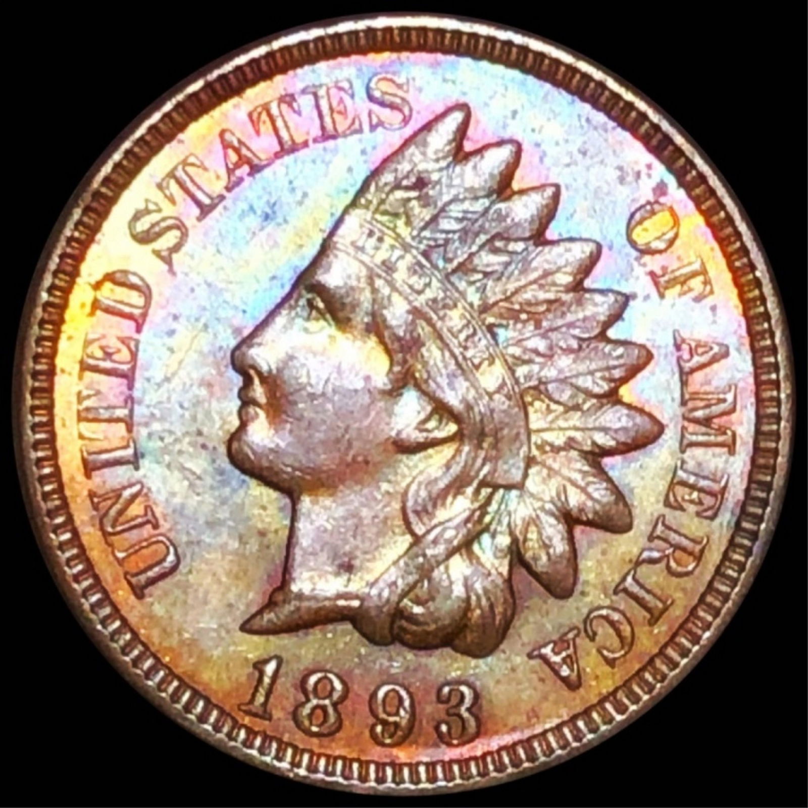 1893 Indian Head Penny CLOSELY UNCIRCULATED (1 of 2)
