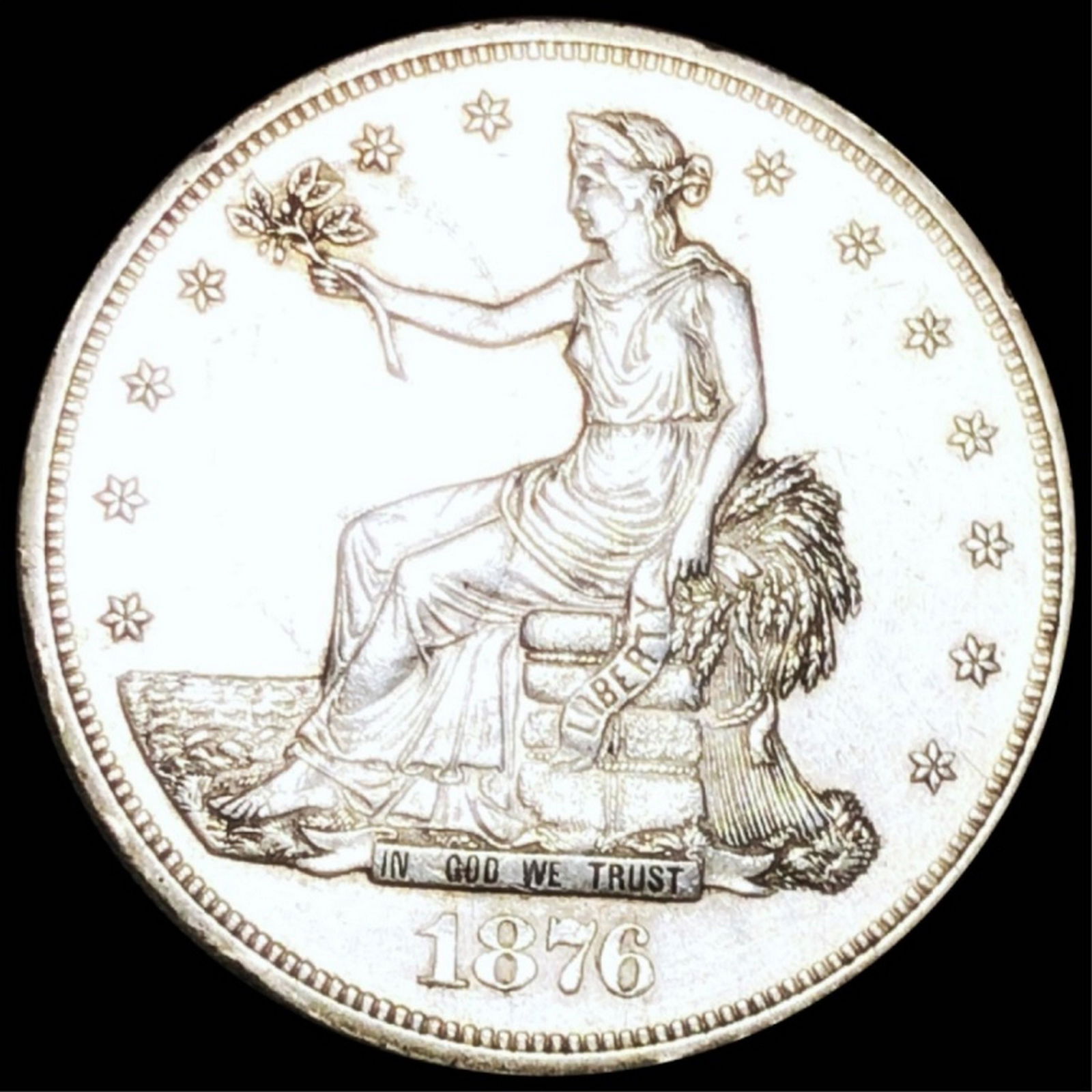 1876 Silver Trade Dollar UNCIRCULATED (1 of 2)