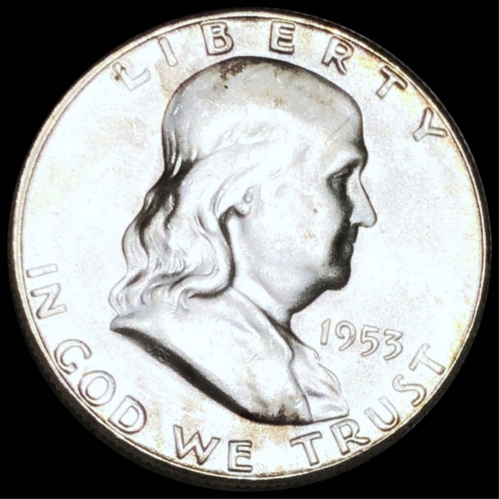 1953-S Franklin Half Dollar UNCIRCULATED (1 of 2)