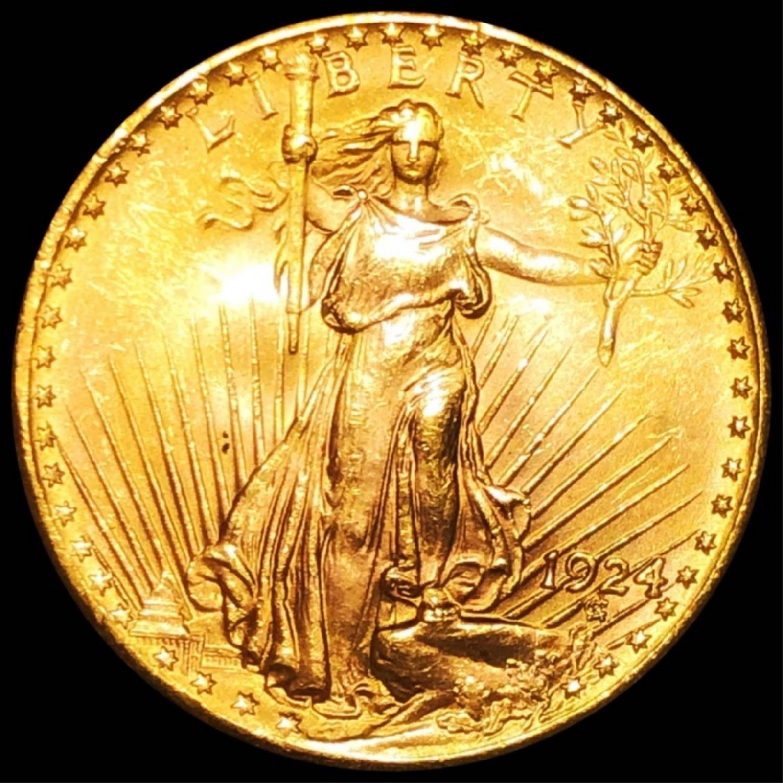 1924 $20 Gold Double Eagle UNCIRCULATED (1 of 2)