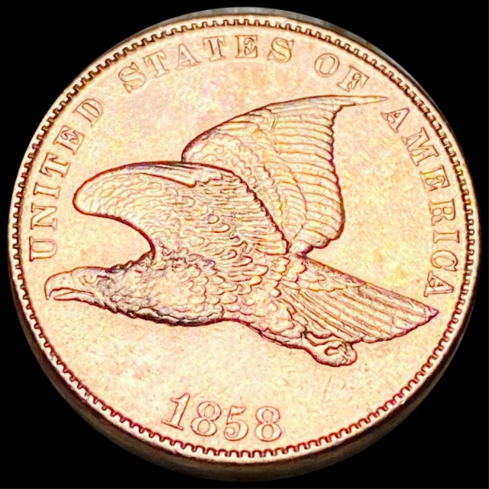 1858 Flying Eagle Cent UNCIRCULATED (1 of 2)