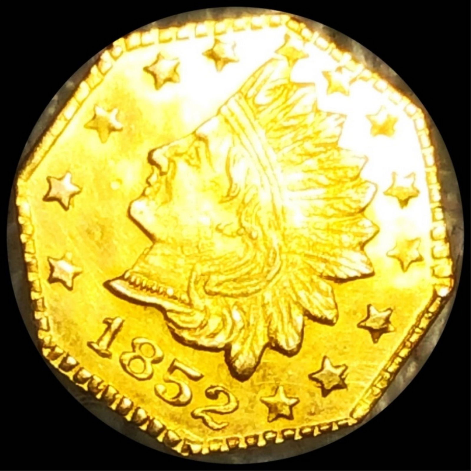 1852 California Gold Dollar UNCIRCULATED (1 of 2)