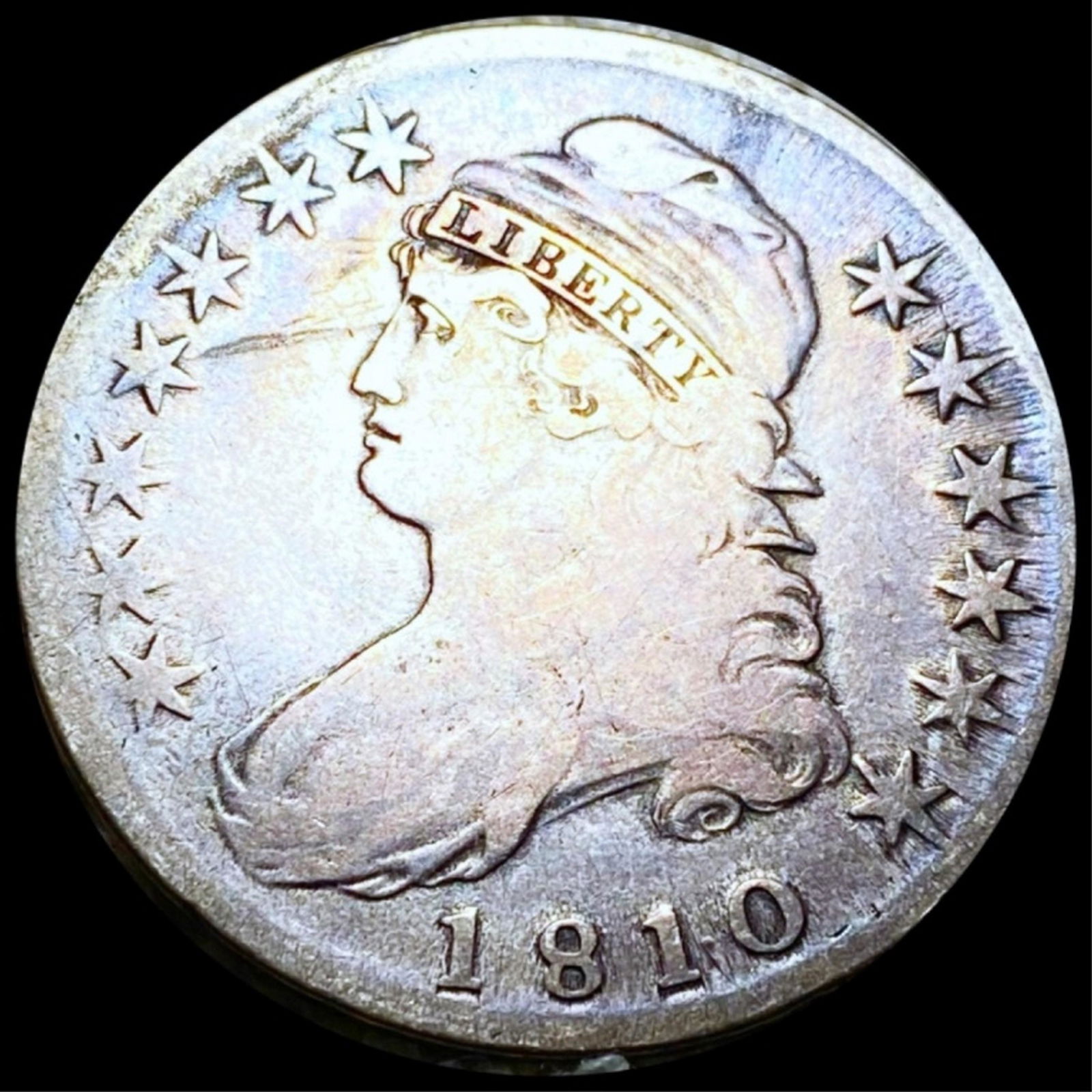 1810 Capped Bust Half Dollar NICELY CIRCULATED (1 of 2)