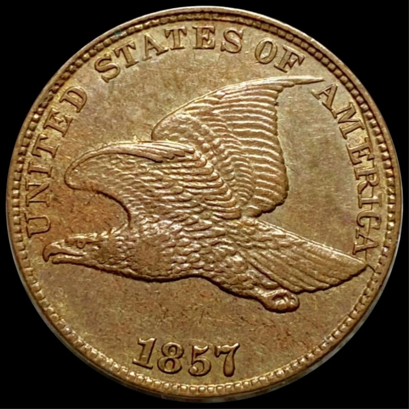 1857 Flying Eagle Cent UNCIRCULATED (1 of 2)
