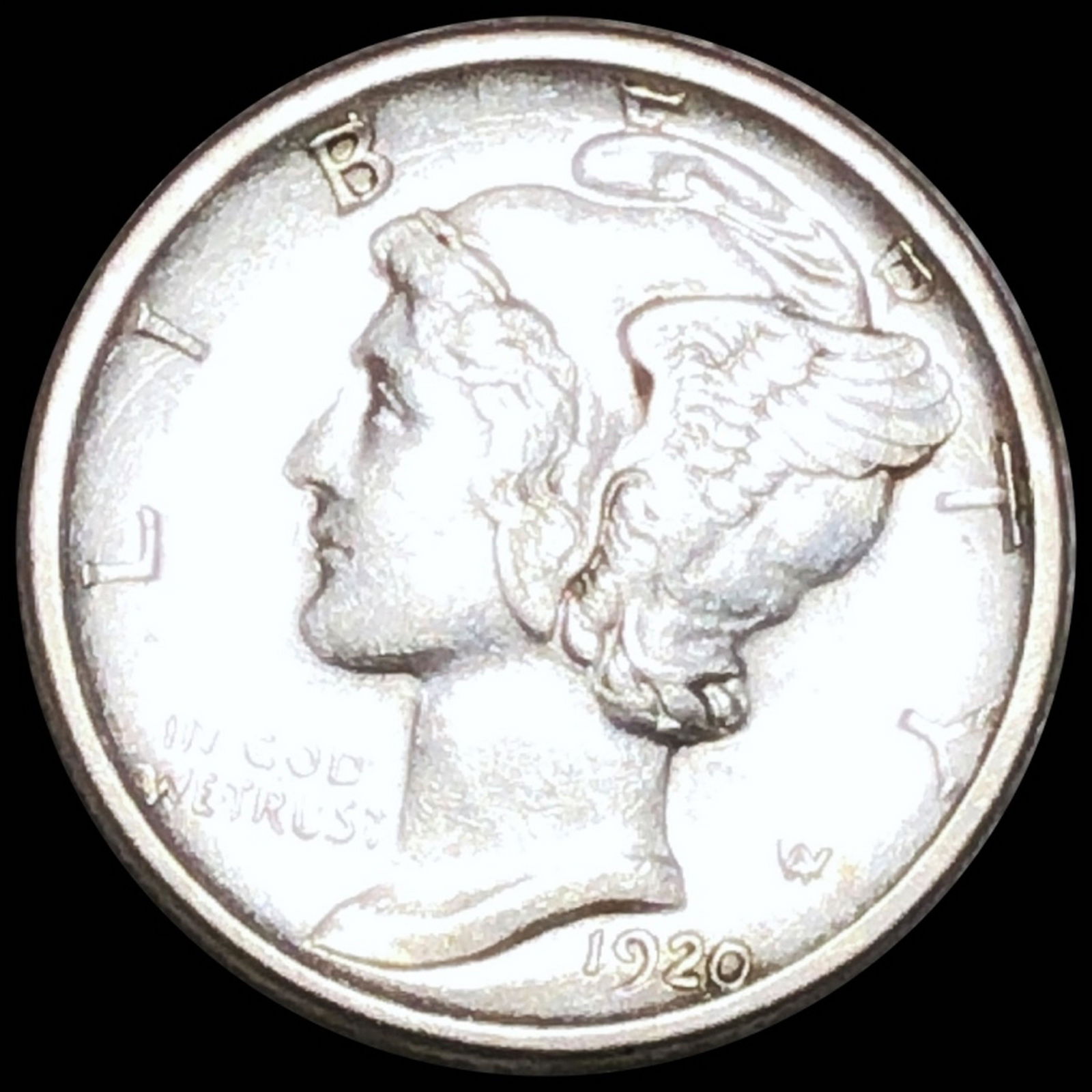 1920-D Mercury Silver Dime UNCIRCULATED (1 of 2)