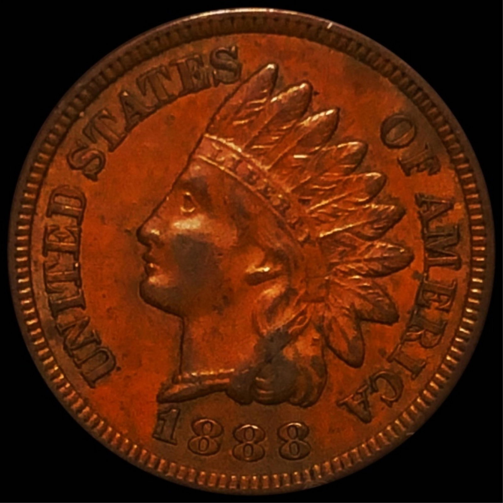 1888 Indian Head Penny UNCIRCULATED (1 of 2)