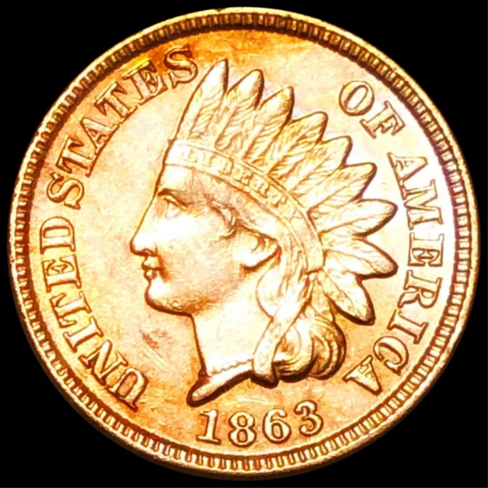 1863 Indian Head Penny UNCIRCULATED (1 of 2)
