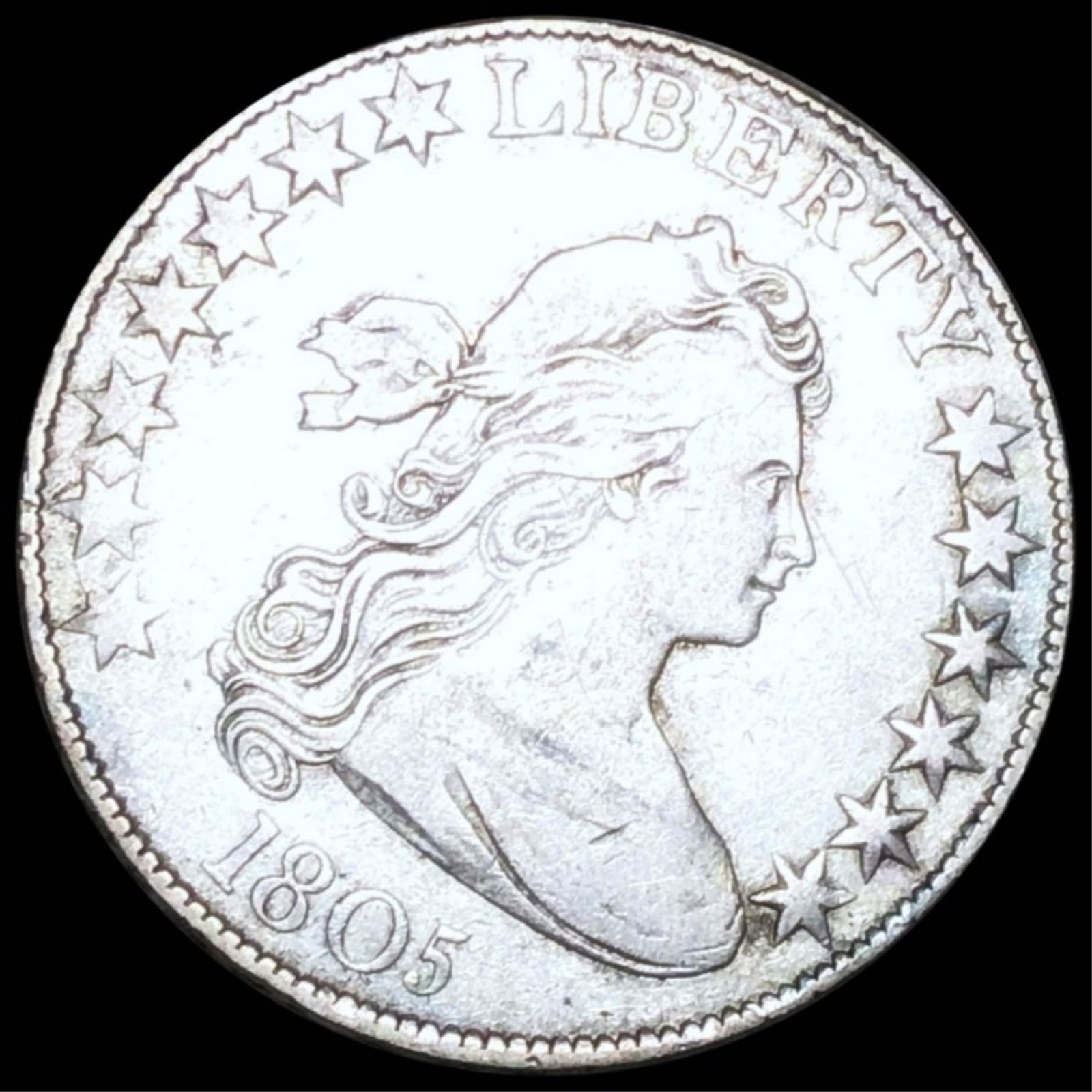1805 Draped Bust Half Dollar NICELY CIRCULATED (1 of 2)