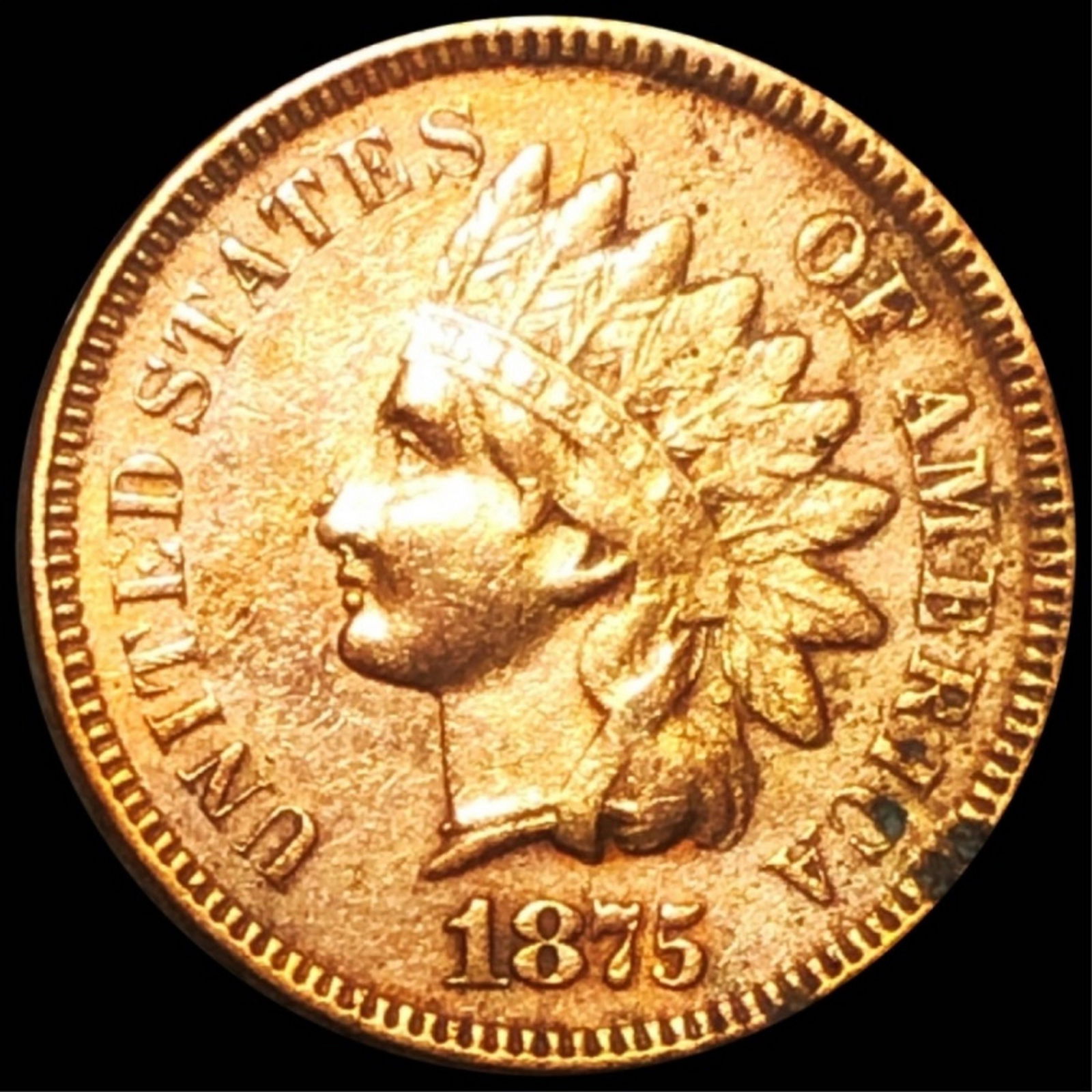 1875 Indian Head Penny UNCIRCULATED (1 of 2)