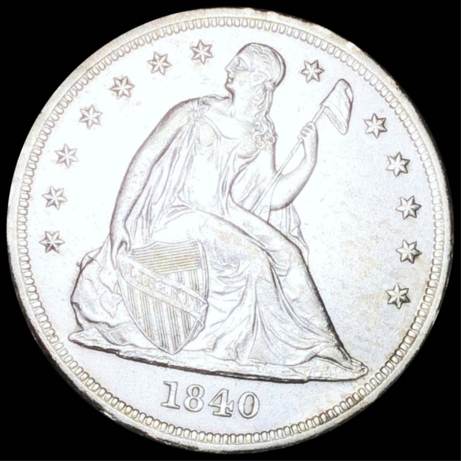 1840 Seated Liberty Dollar UNCIRCULATED (1 of 2)
