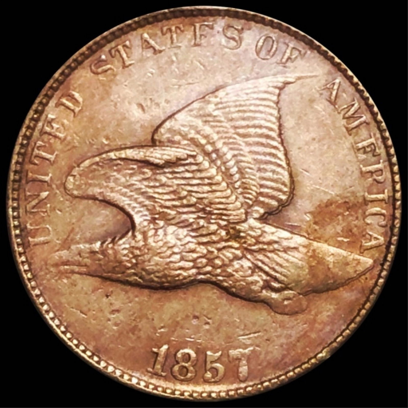 1857 Flying Eagle Cent UNCIRCULATED (1 of 2)