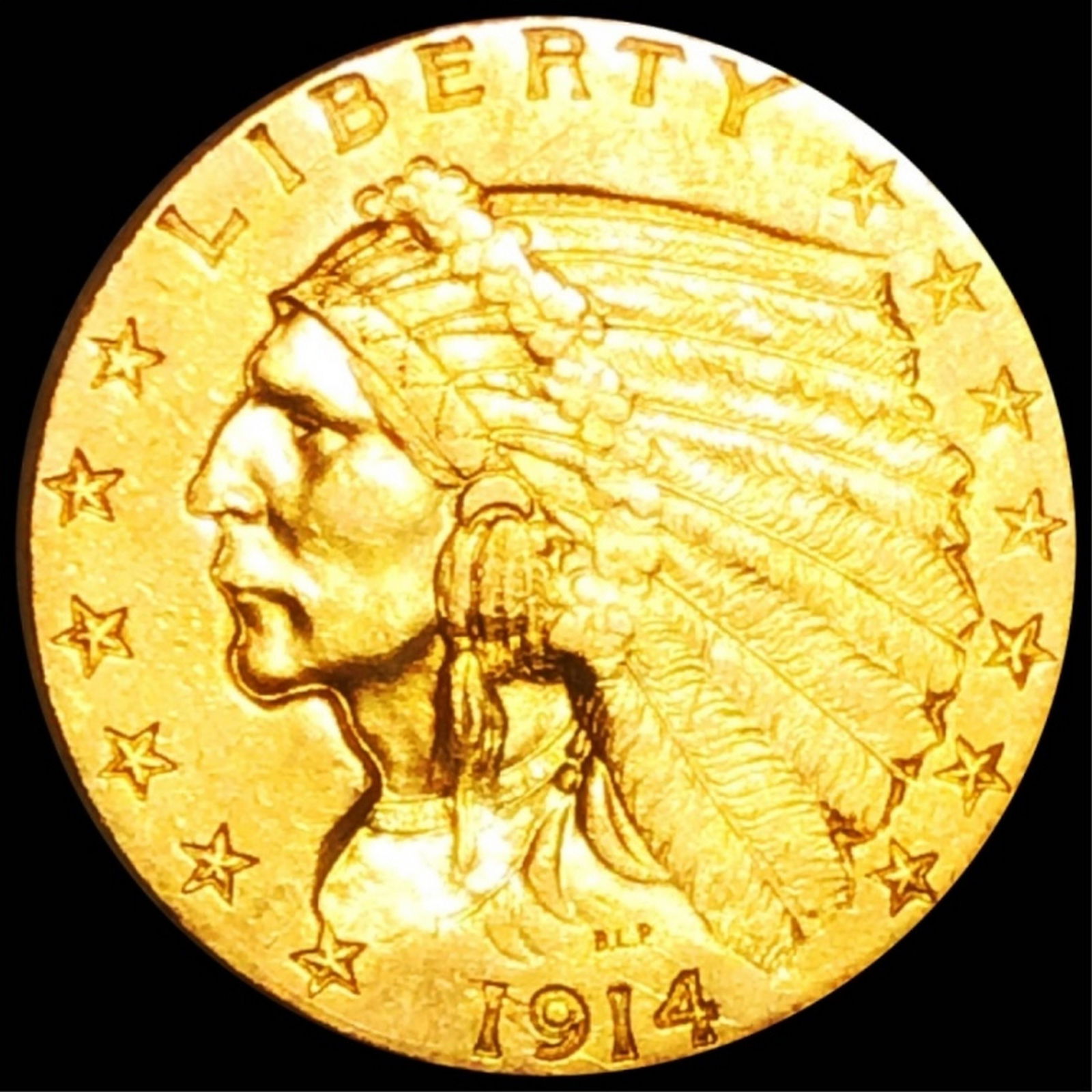 1914 $2.50 Gold Quarter Eagle UNCIRCULATED (1 of 2)