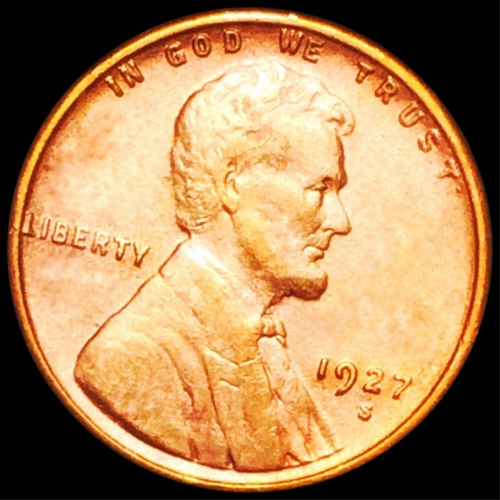 1927-S Lincoln Wheat Penny UNCIRCULATED (1 of 2)