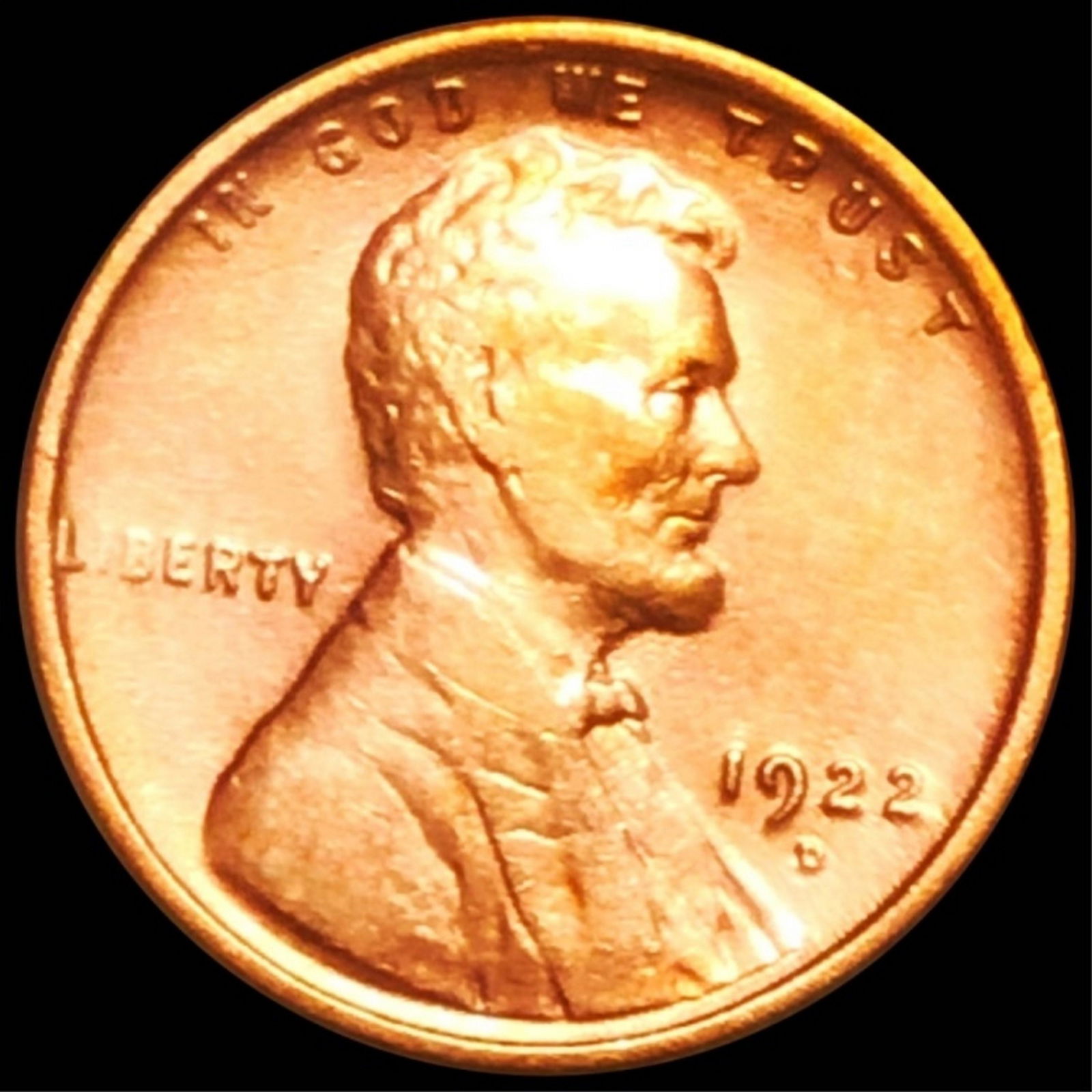 1922-D Lincoln Wheat Penny NEARLY UNCIRCULATED (1 of 2)