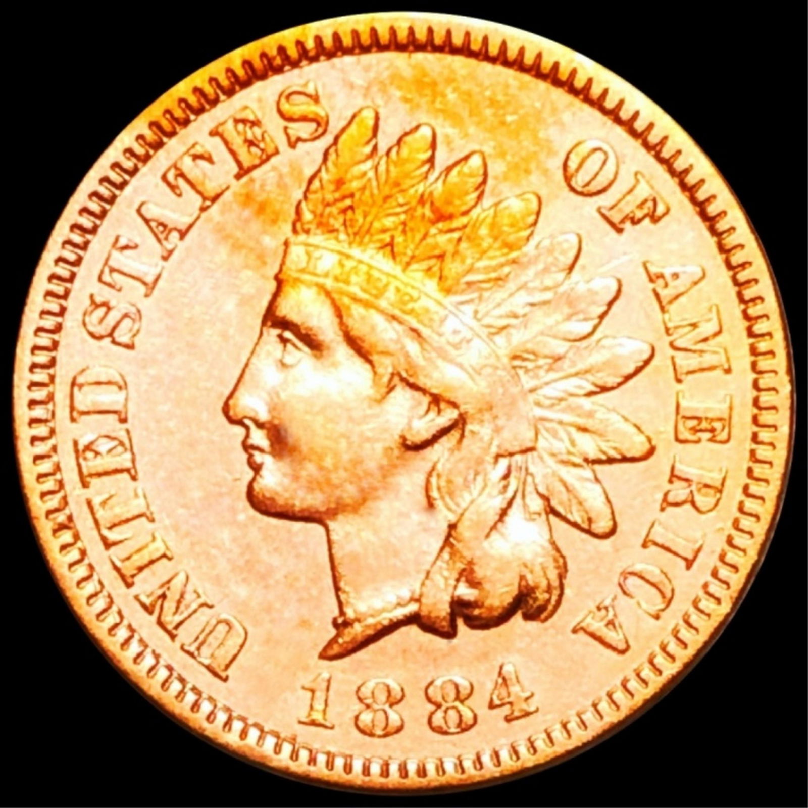 1884 Indian Head Penny UNCIRCULATED (1 of 2)